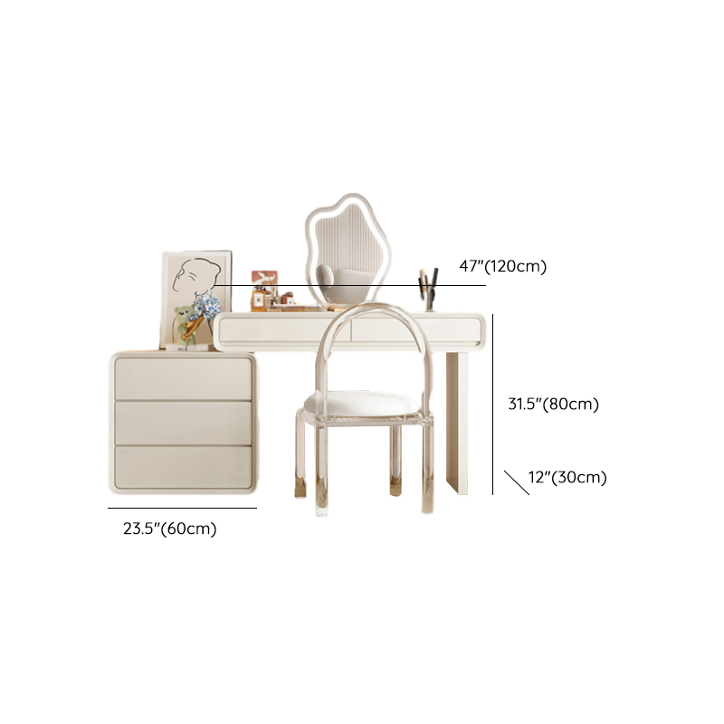 Chalk Vanity Set with Lighted Mirror | Ormau - image 16