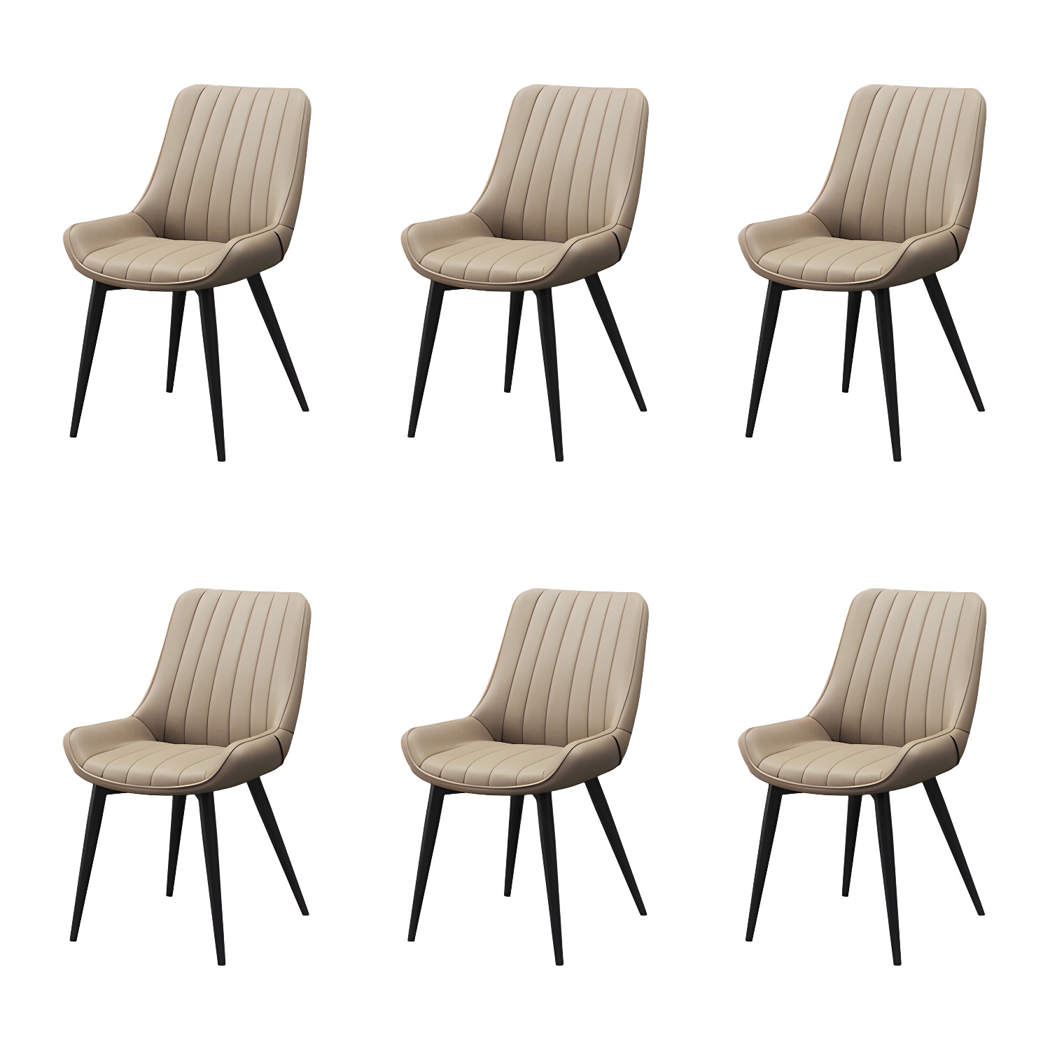 Faux Leather Dining Side Chair | Ormau - image 59