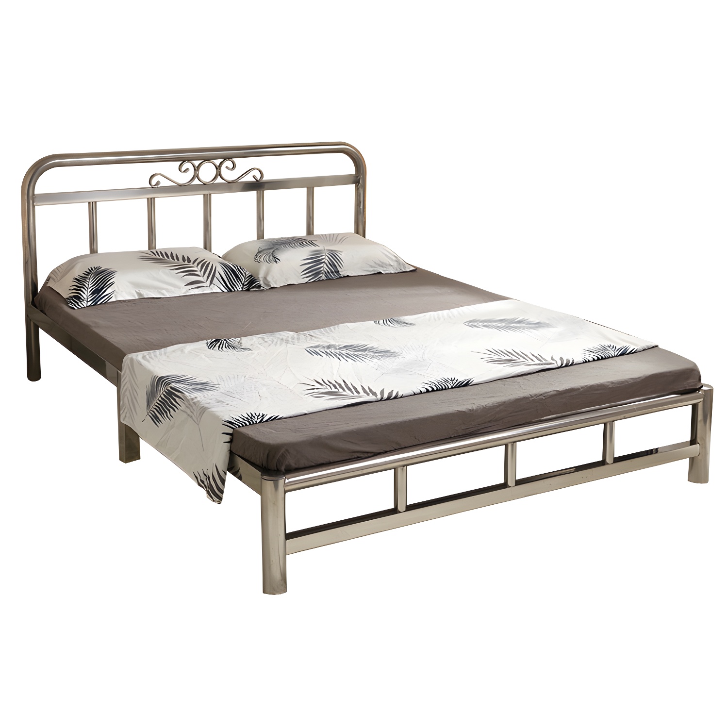 Silver Steel Bed | Ormau - image 5