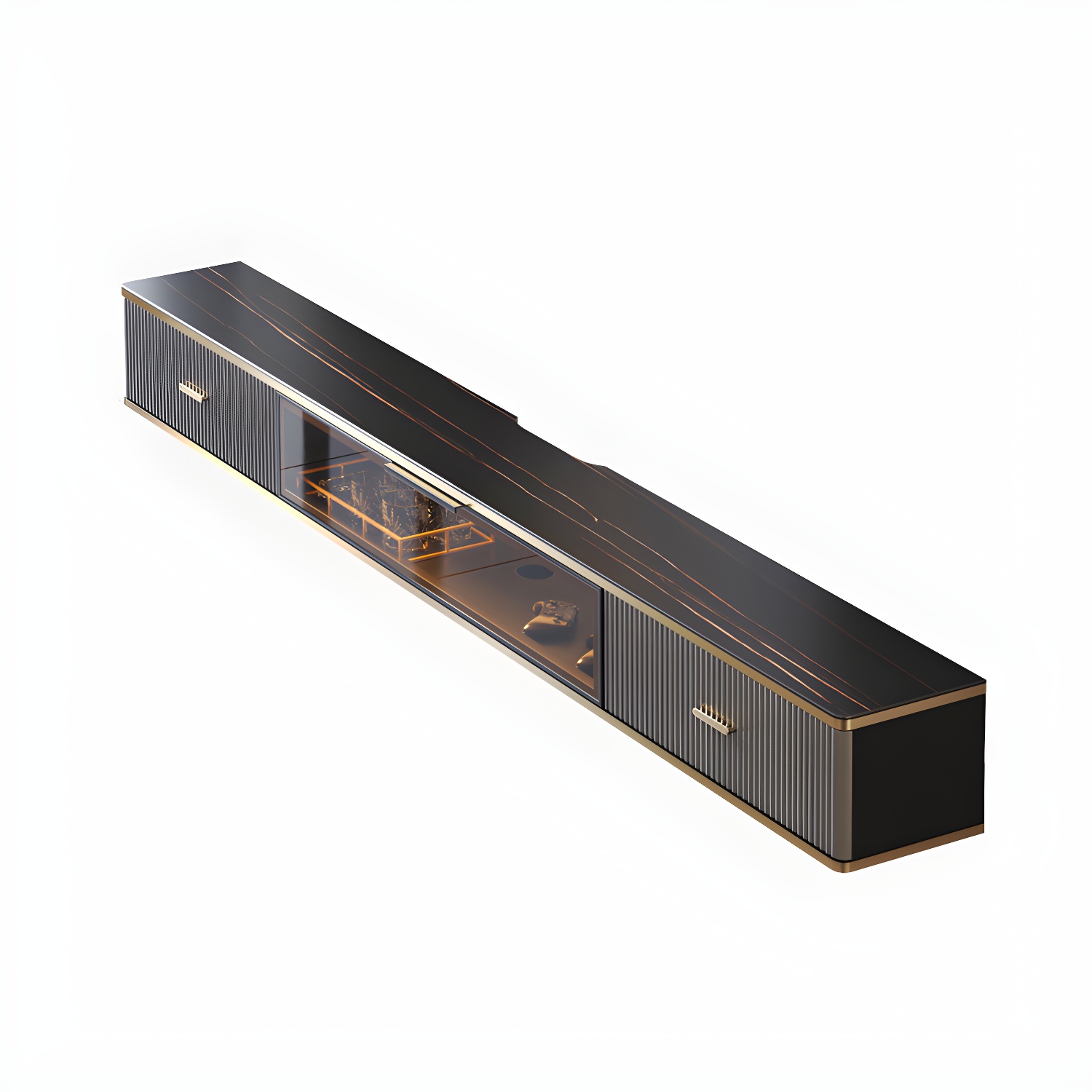 Glam Floating Media Stand | Ormau - image 20