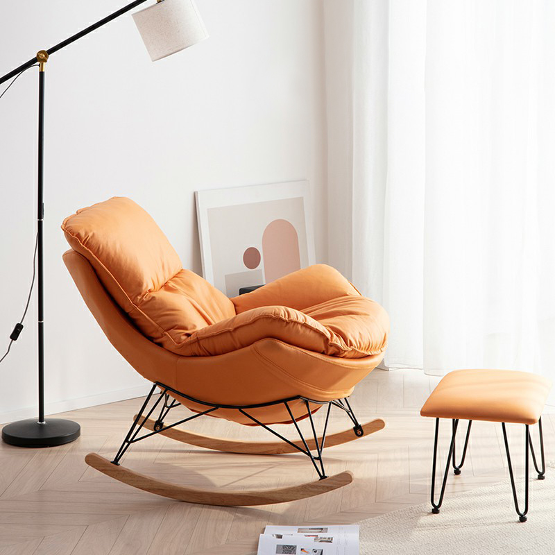 Upholstered Rocking Chair & Ottoman | Ormau - image 19