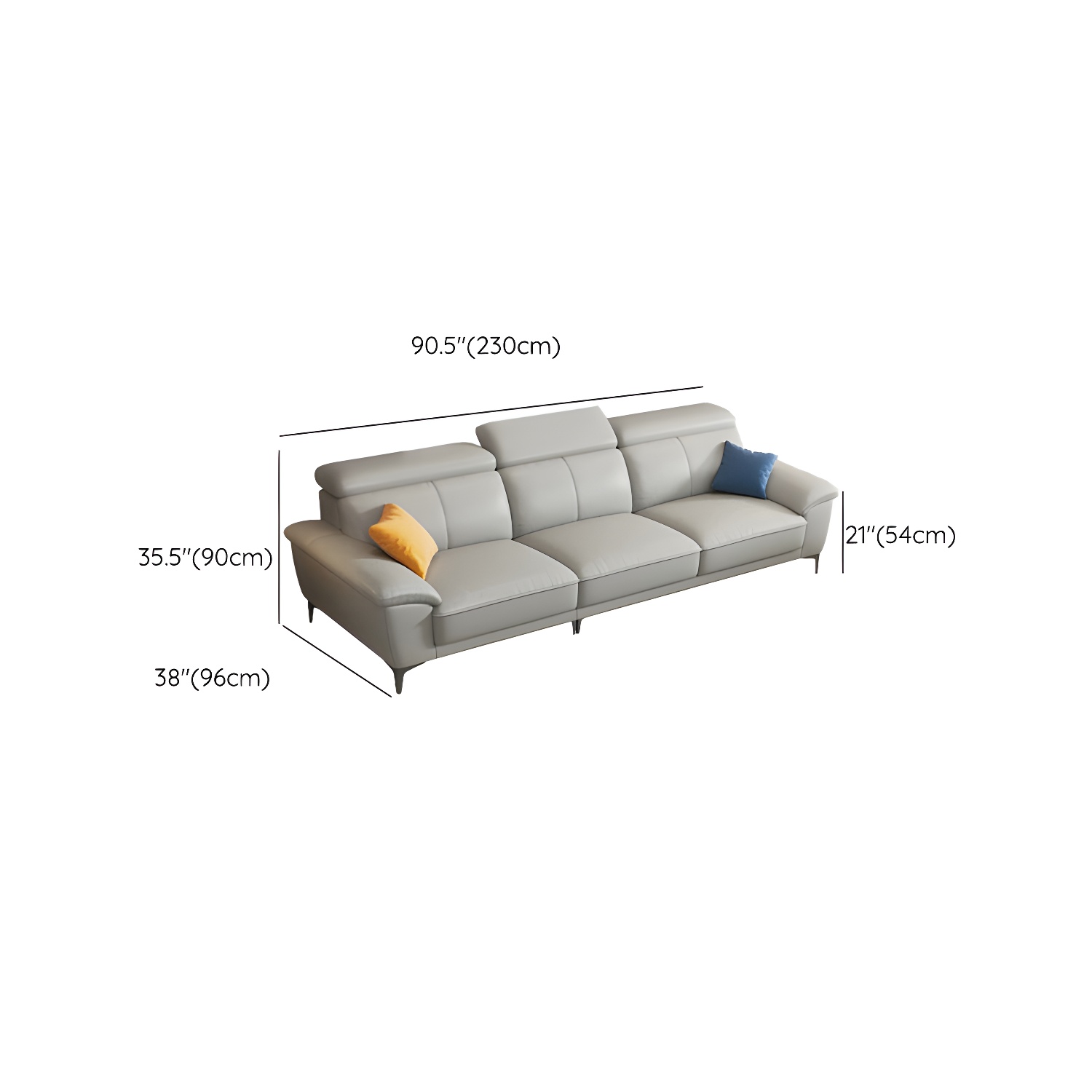 Leather Sectional Sofa | Ormau - image 15