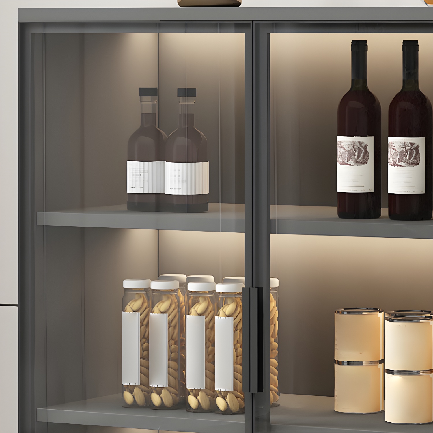 Modern Glass Door Sideboard | Ormau - image 6