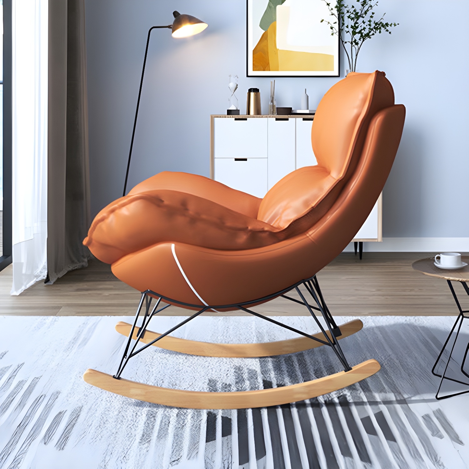 Wingback Rocker & Ottoman | Ormau - image 10