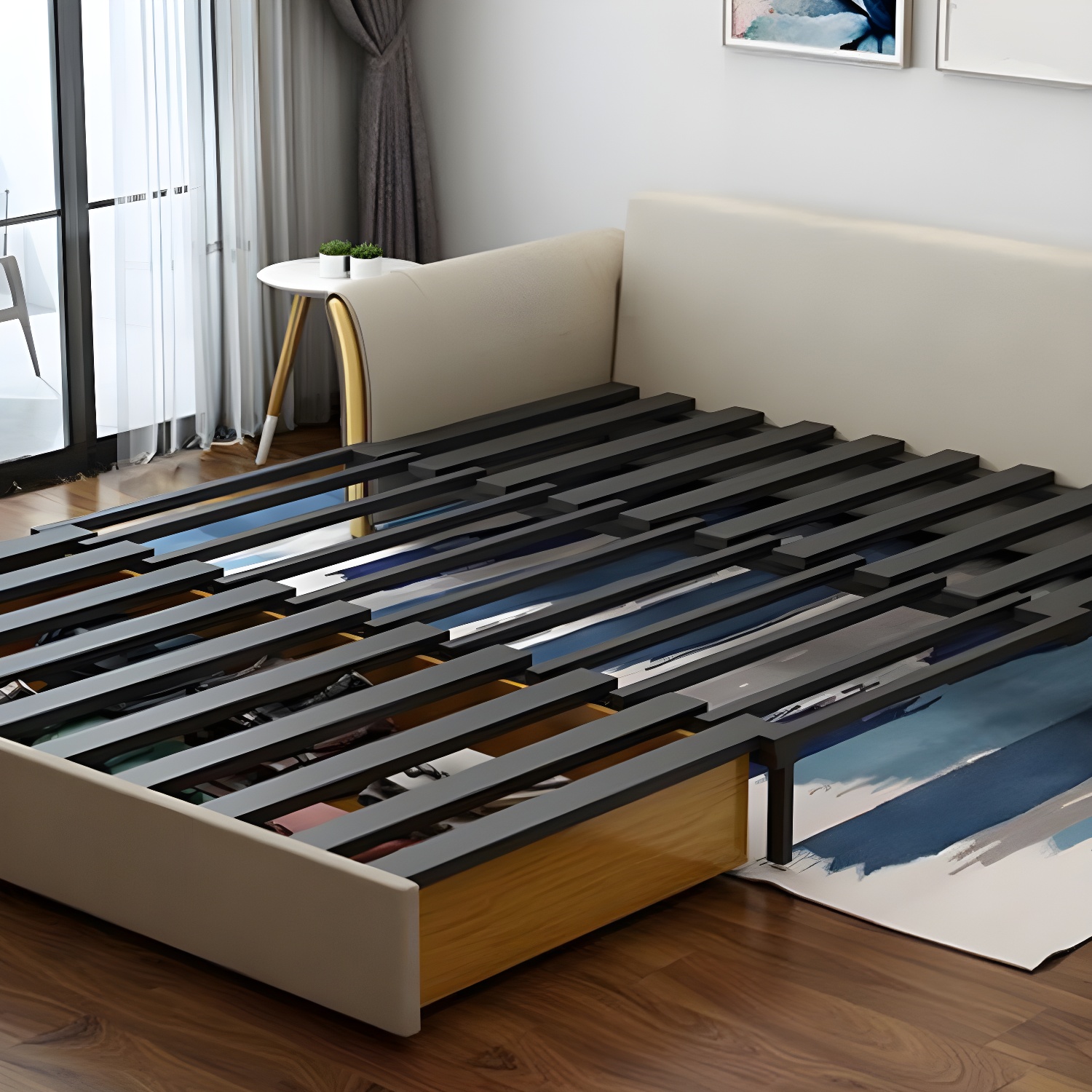 Flared Arm Sofa Bed | Ormau - image 12