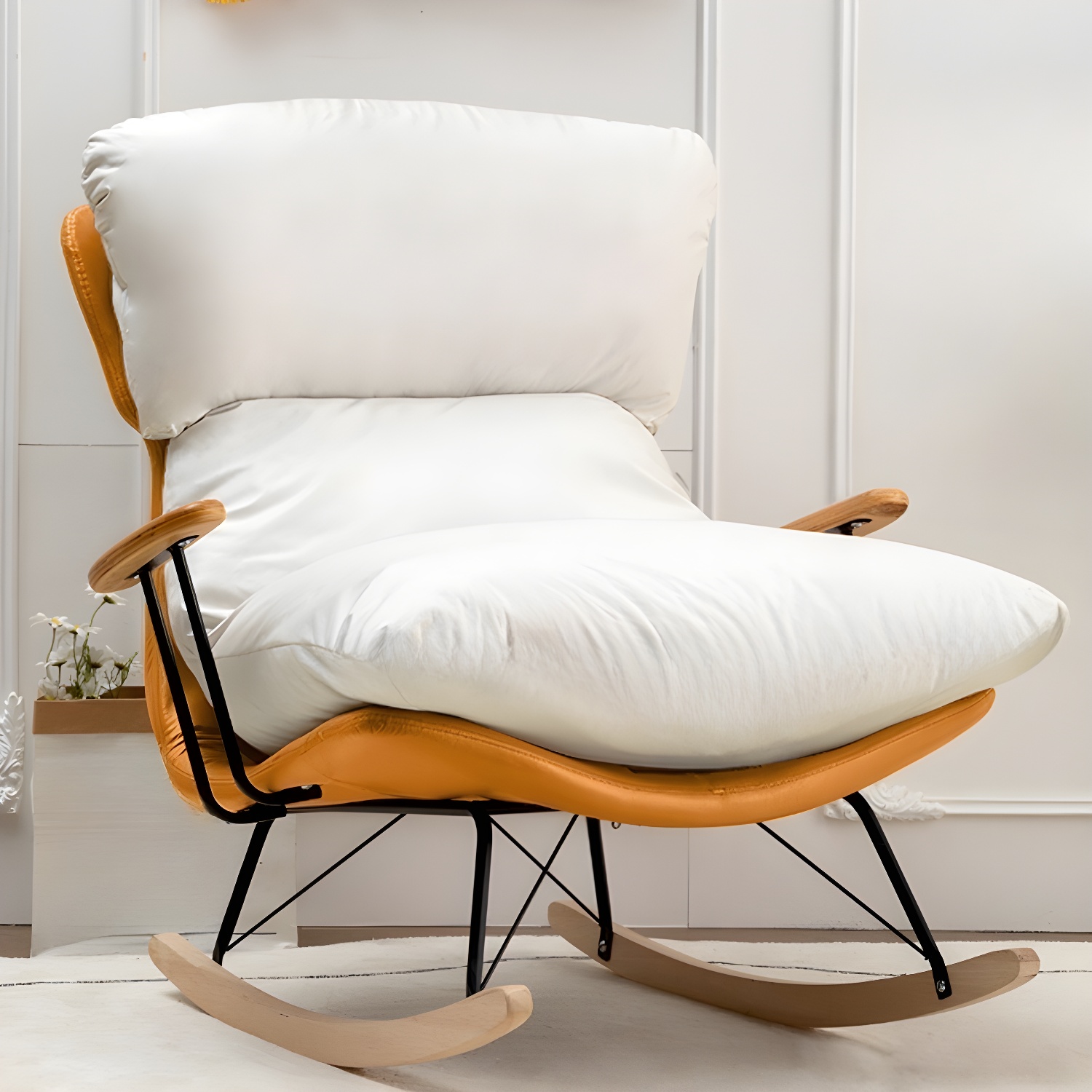 Upholstered Rocking Chair | Ormau - image 5
