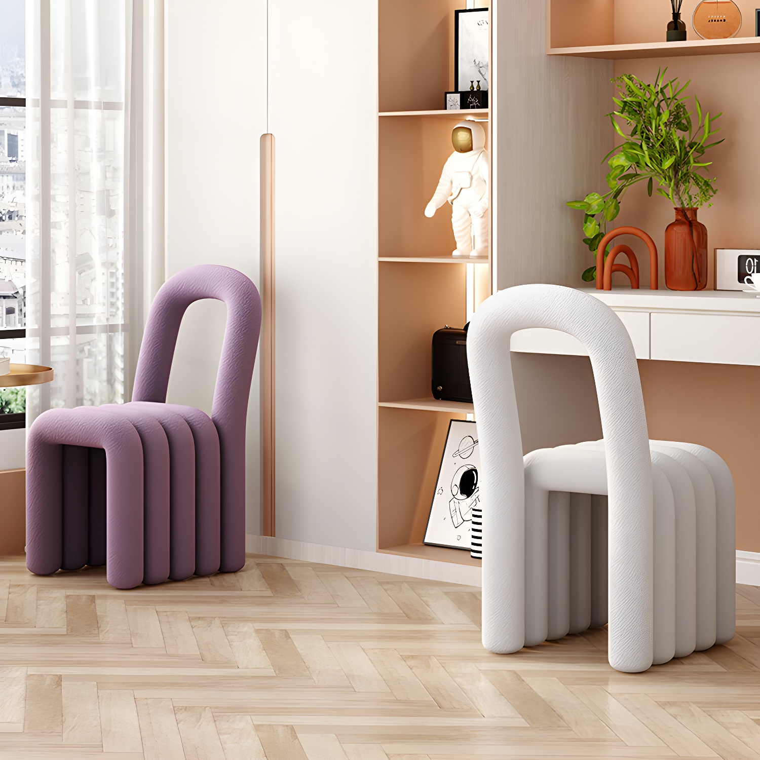 Velvet Open-Back Dining Chair | Ormau - image 22