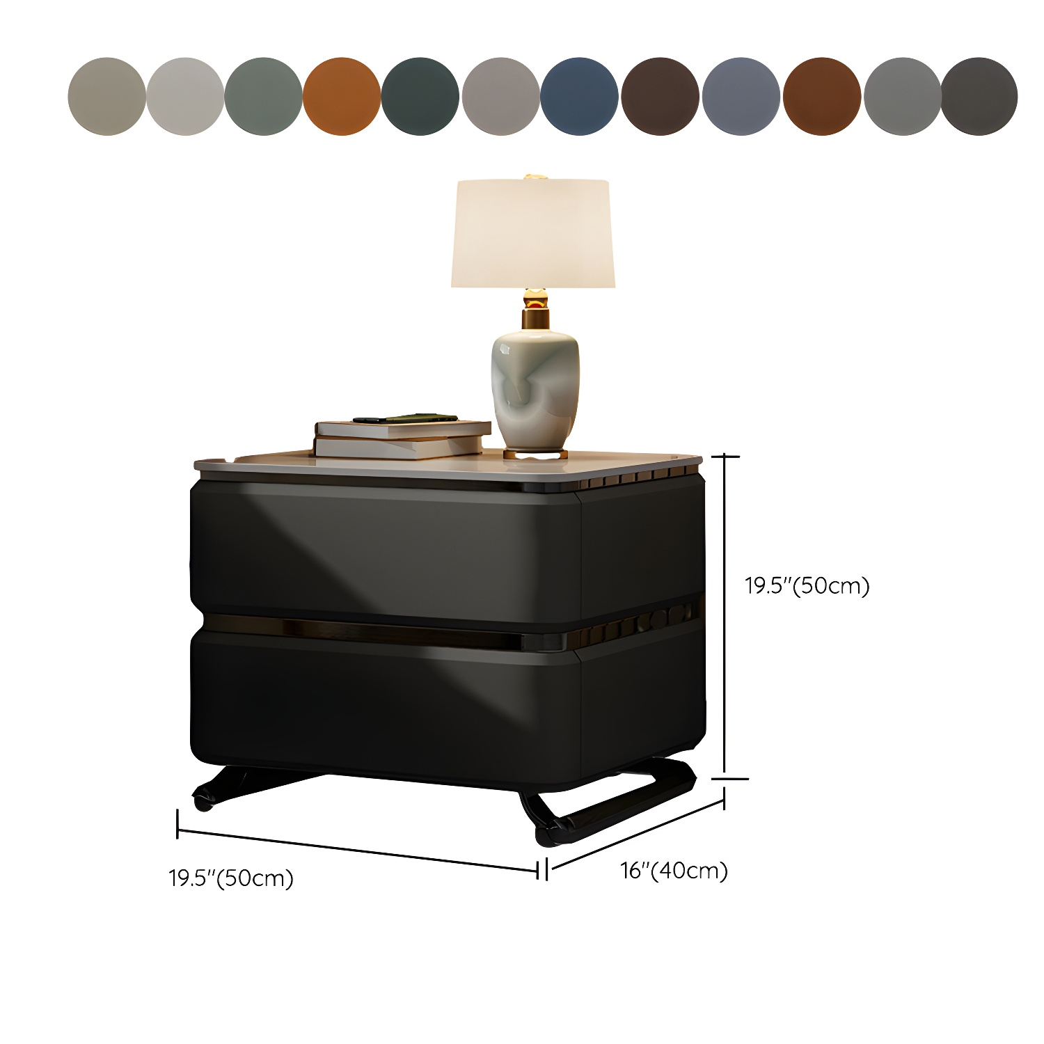 Modern Stone Nightstand | Ormau - image 28