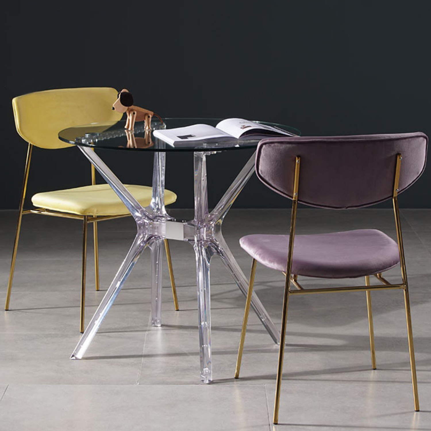 Modern Round Glass Dining Table | Ormau - image 11