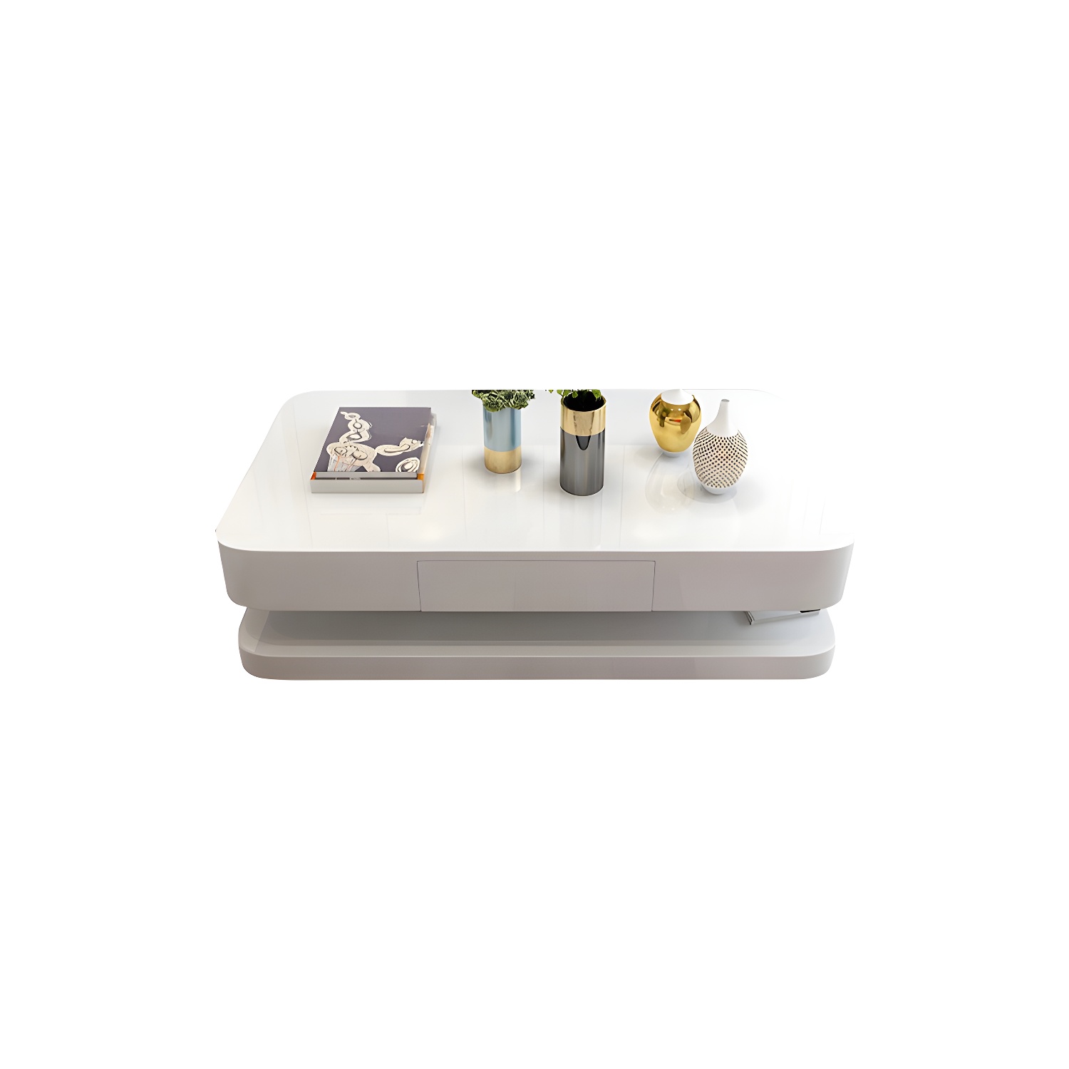 Modern White Coffee Table | Ormau - image 5