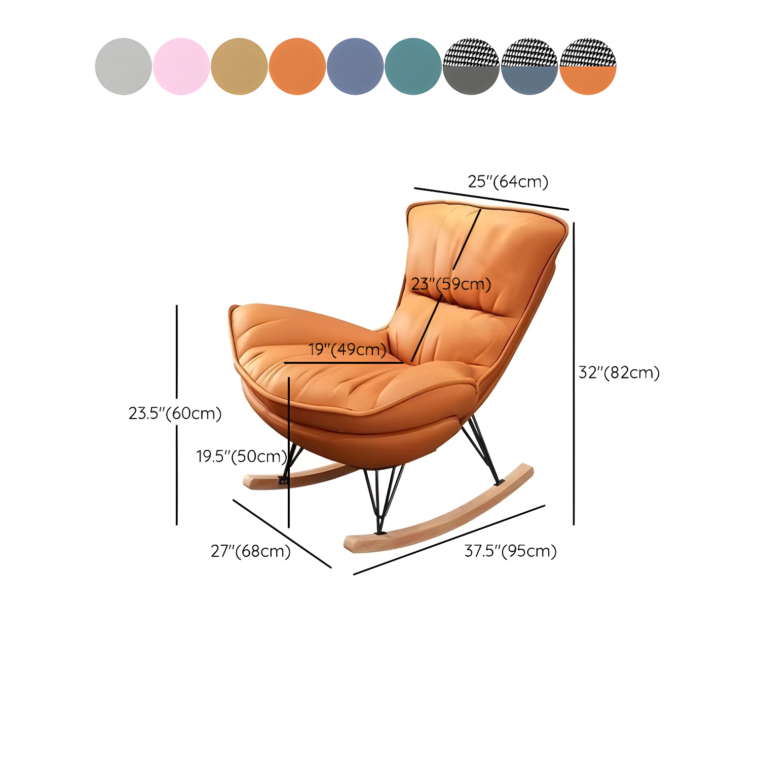 Glider Rocker & Ottoman Set | Ormau - image 15