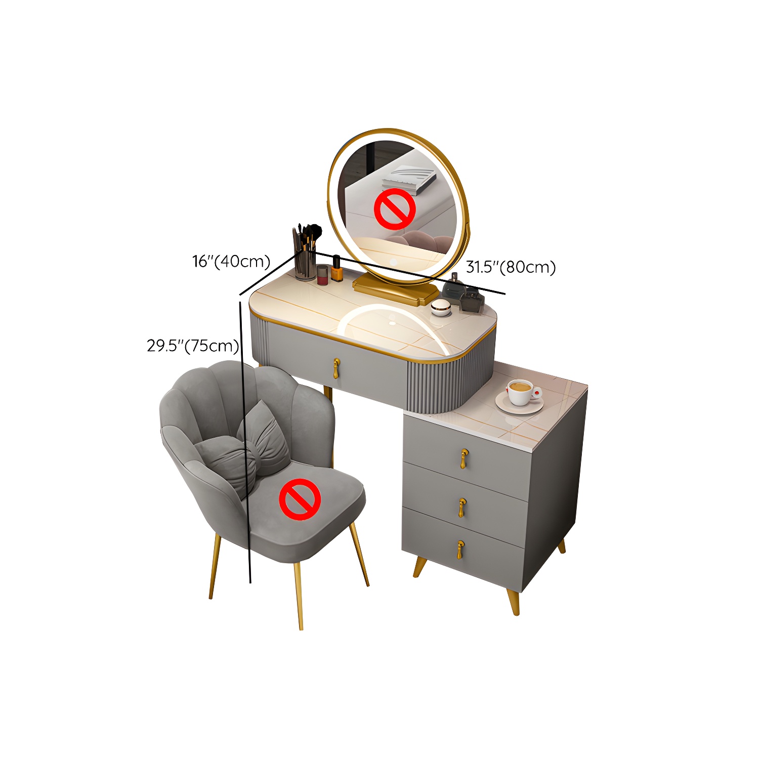 Glam Makeup Vanity | Ormau - image 30