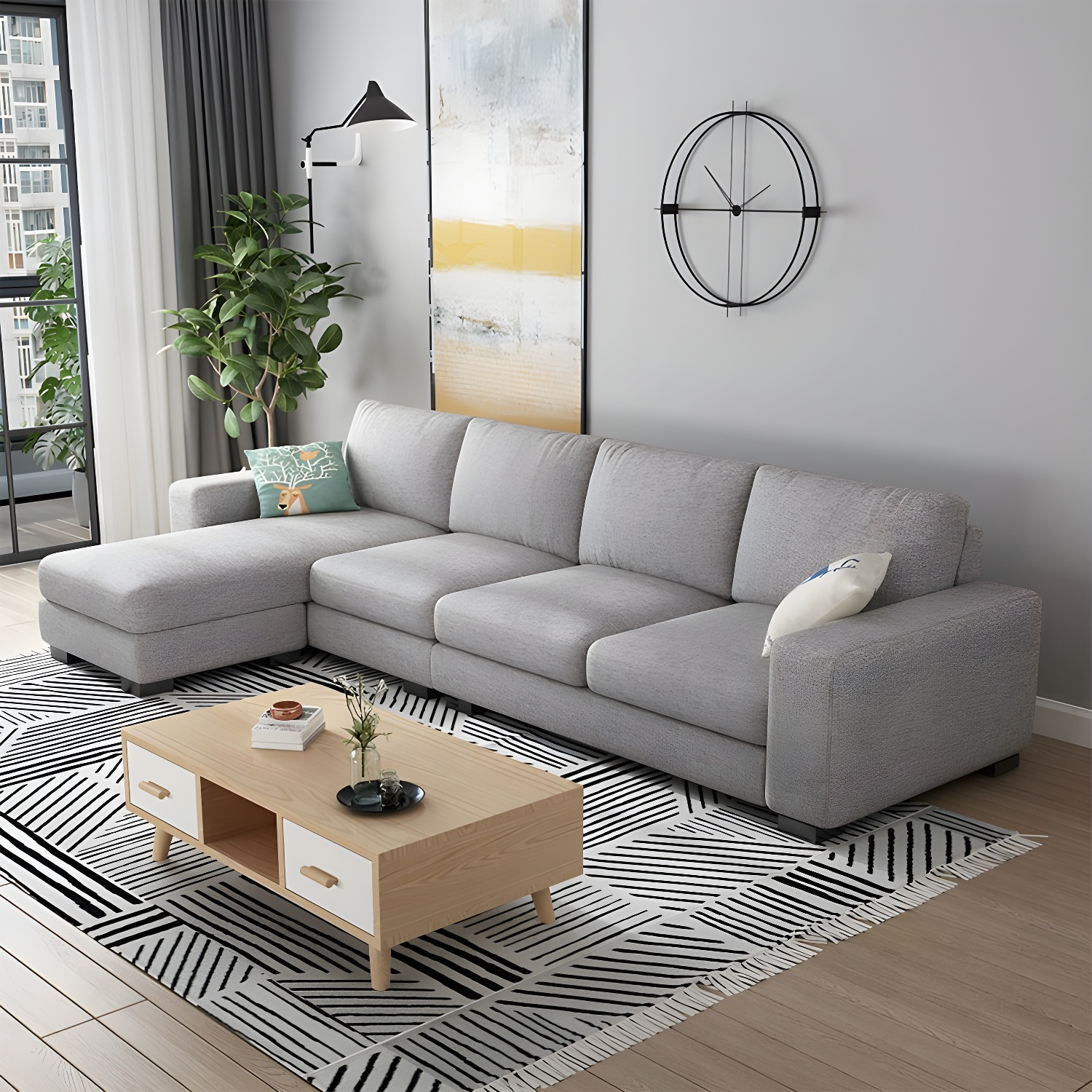 Modernist Sectional Sofa | Ormau - image 11