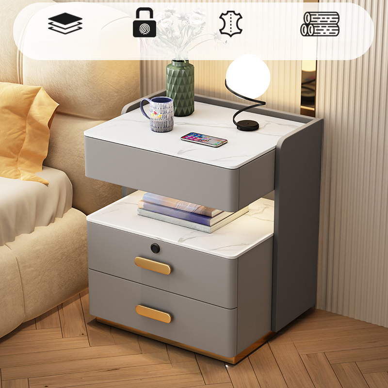 Modern Stone Nightstand with Integrated Lighting | Ormau - image 5
