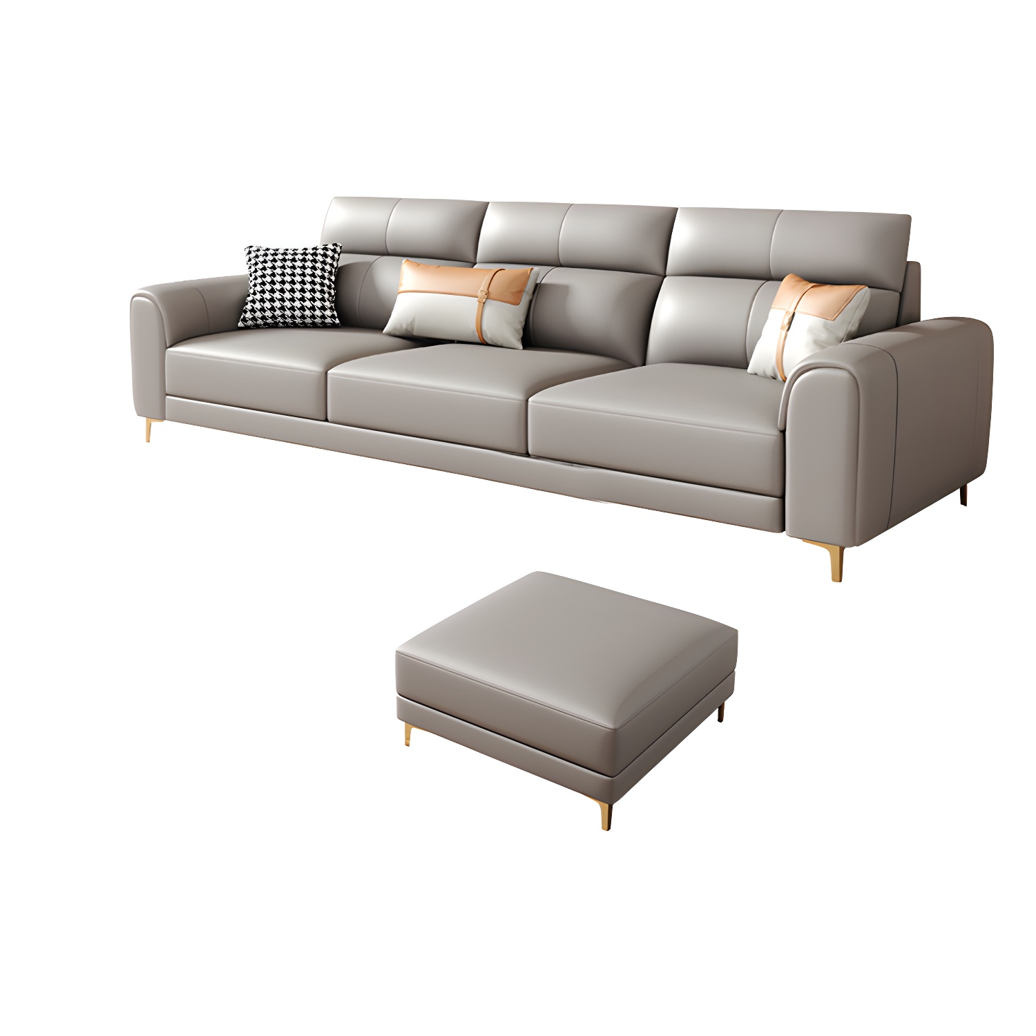 Modern Gray Sectional Sofa | Ormau - image 10