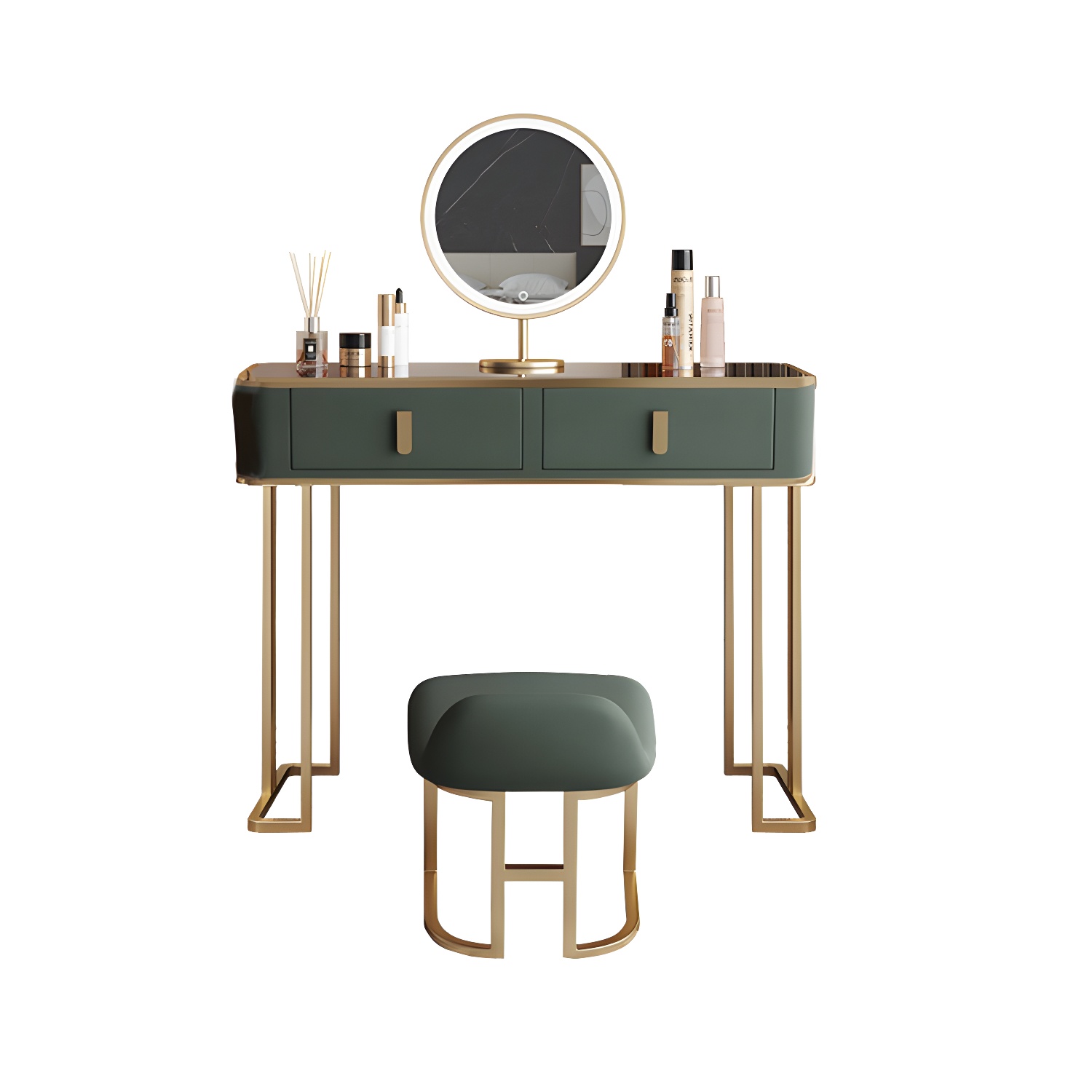 Green Glass Vanity | Ormau - image 24