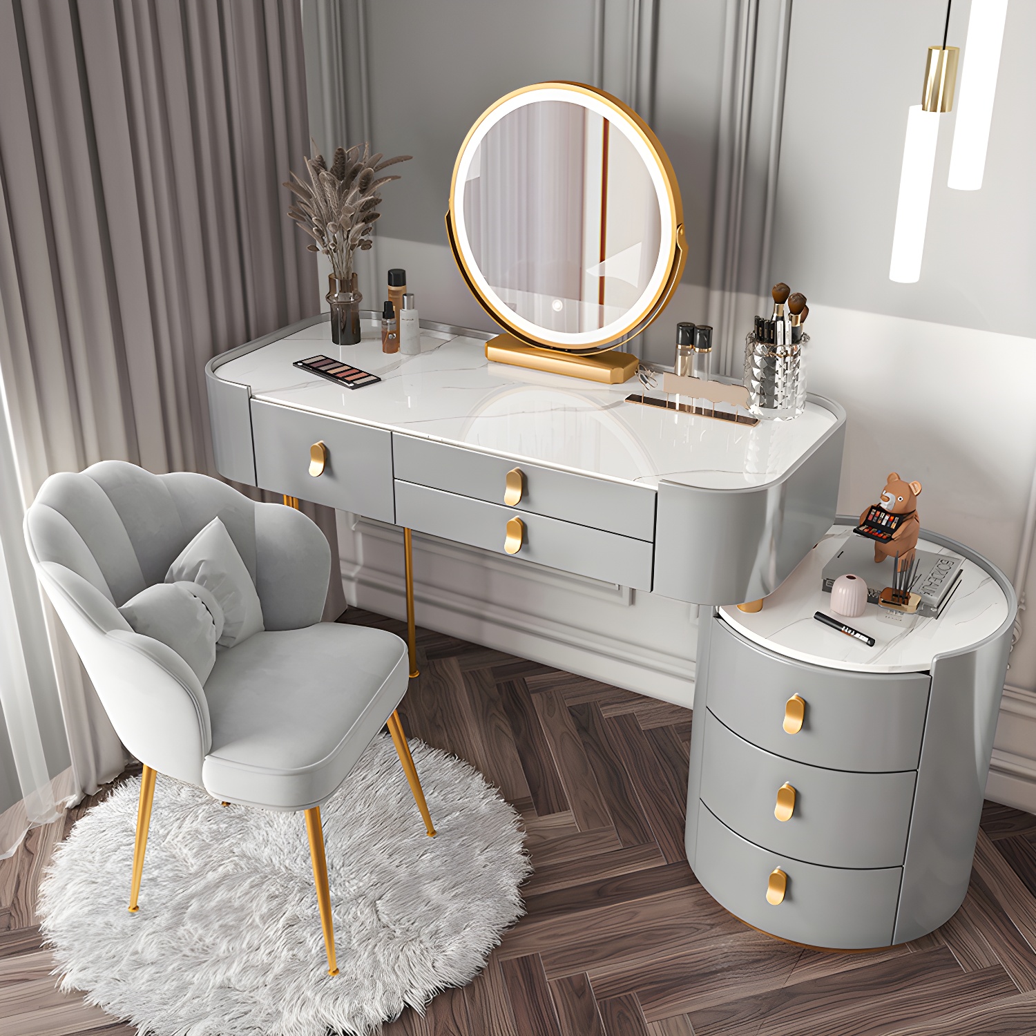 Glam Lighted Vanity | Ormau - image 26