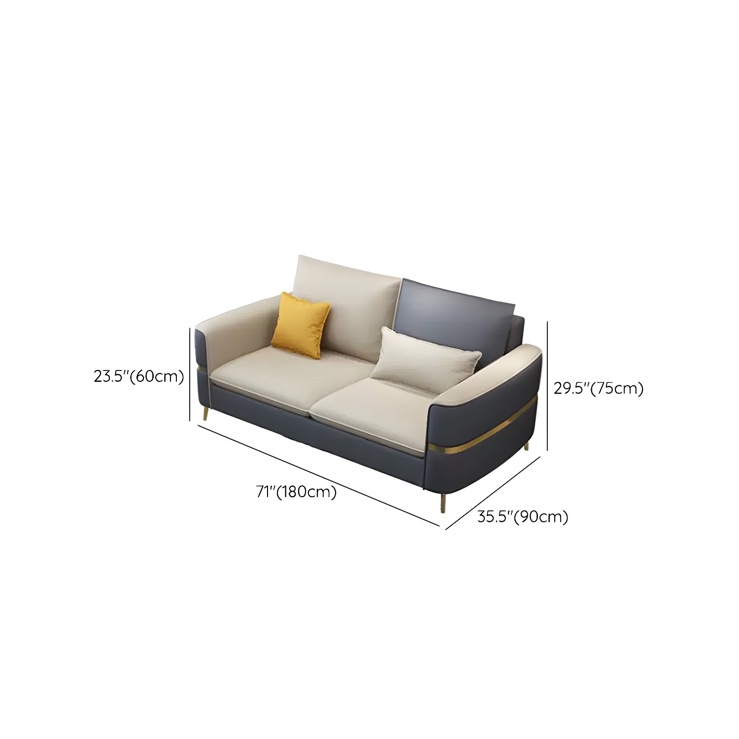 Glam Sectional Sofa | Ormau - image 17