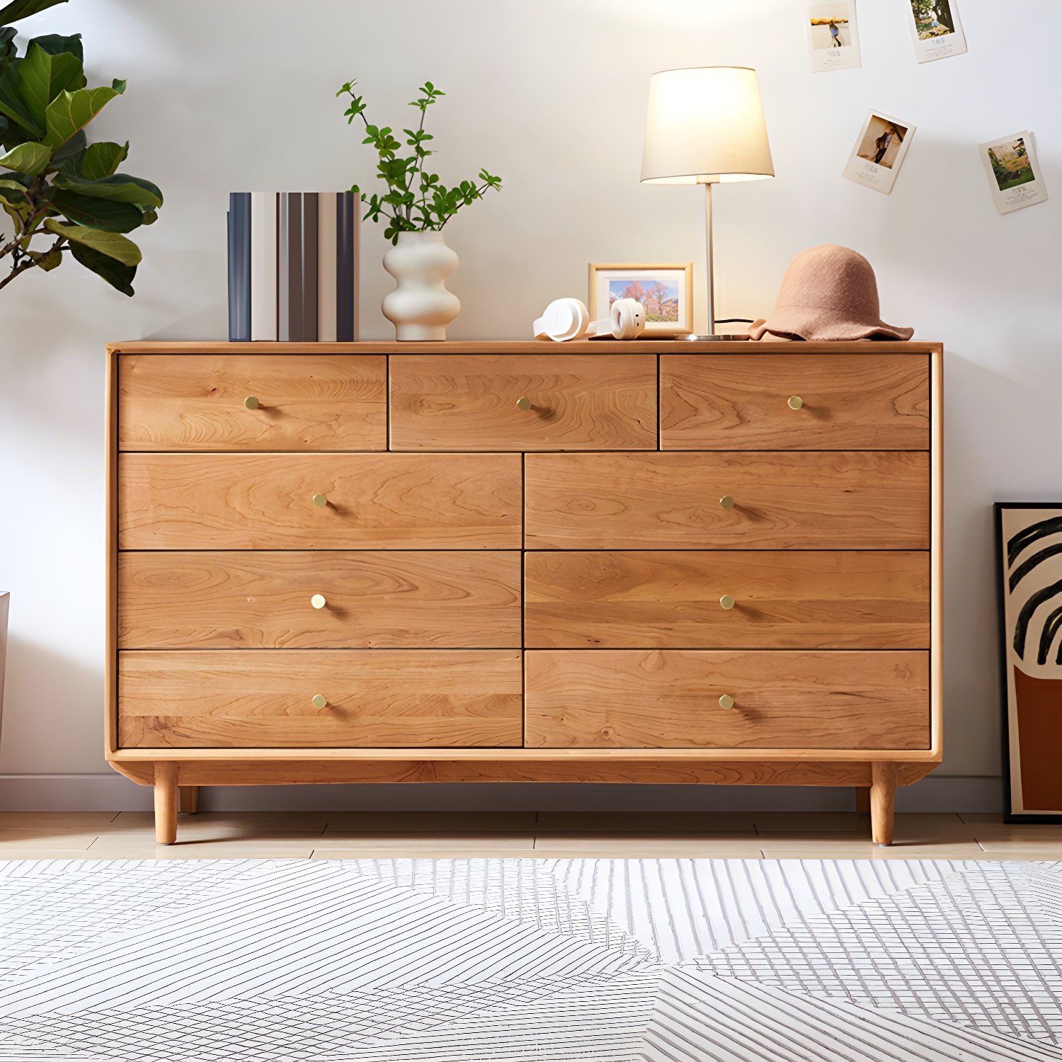 Modern Brown Wood Dresser | Ormau - image 2