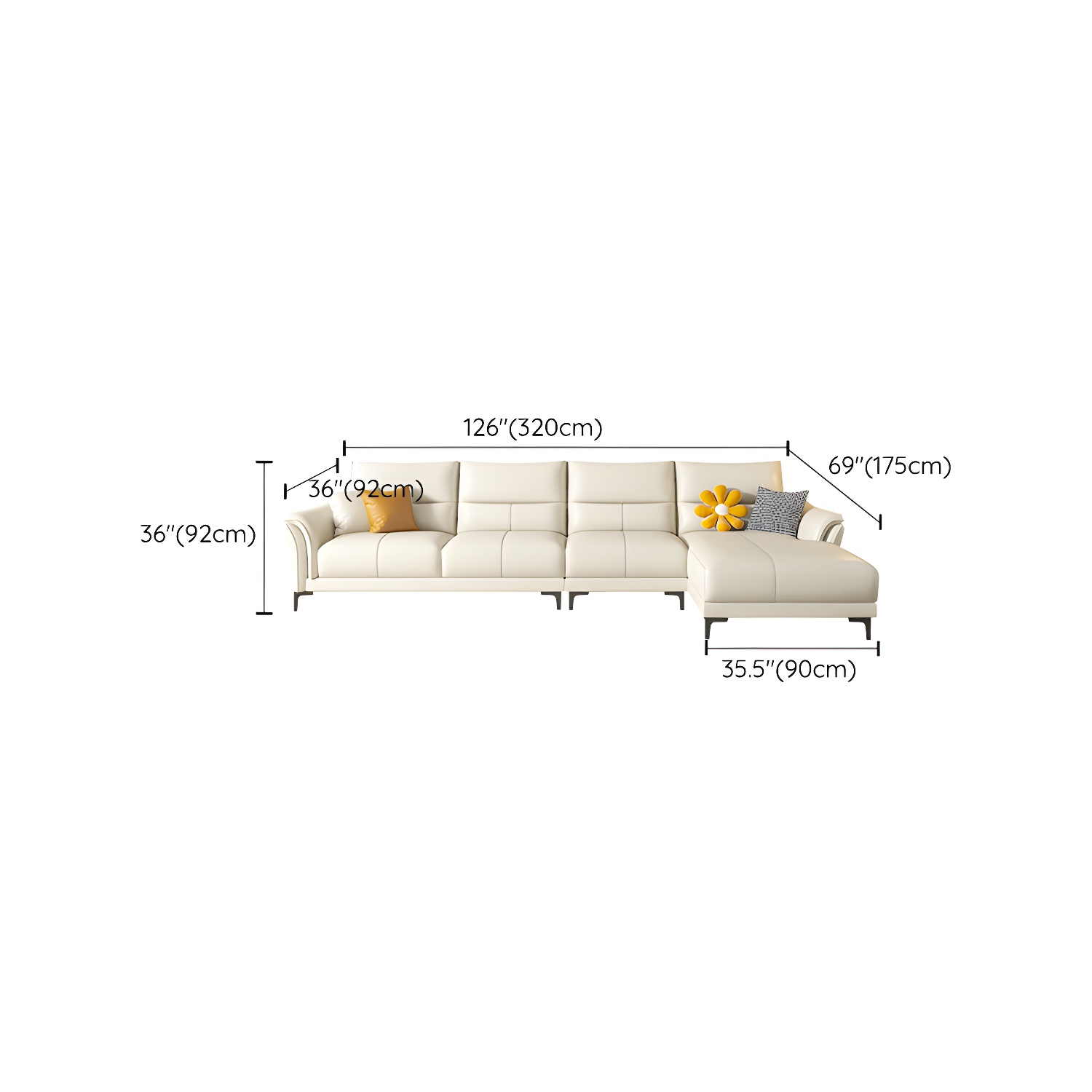Contrast Sectional Sofa | Ormau - image 21