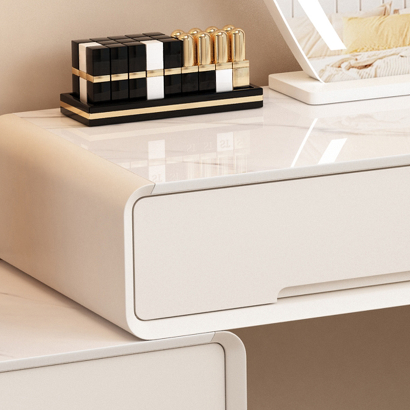 Stone Vanity Set with Upholstered Chair | Ormau - image 3