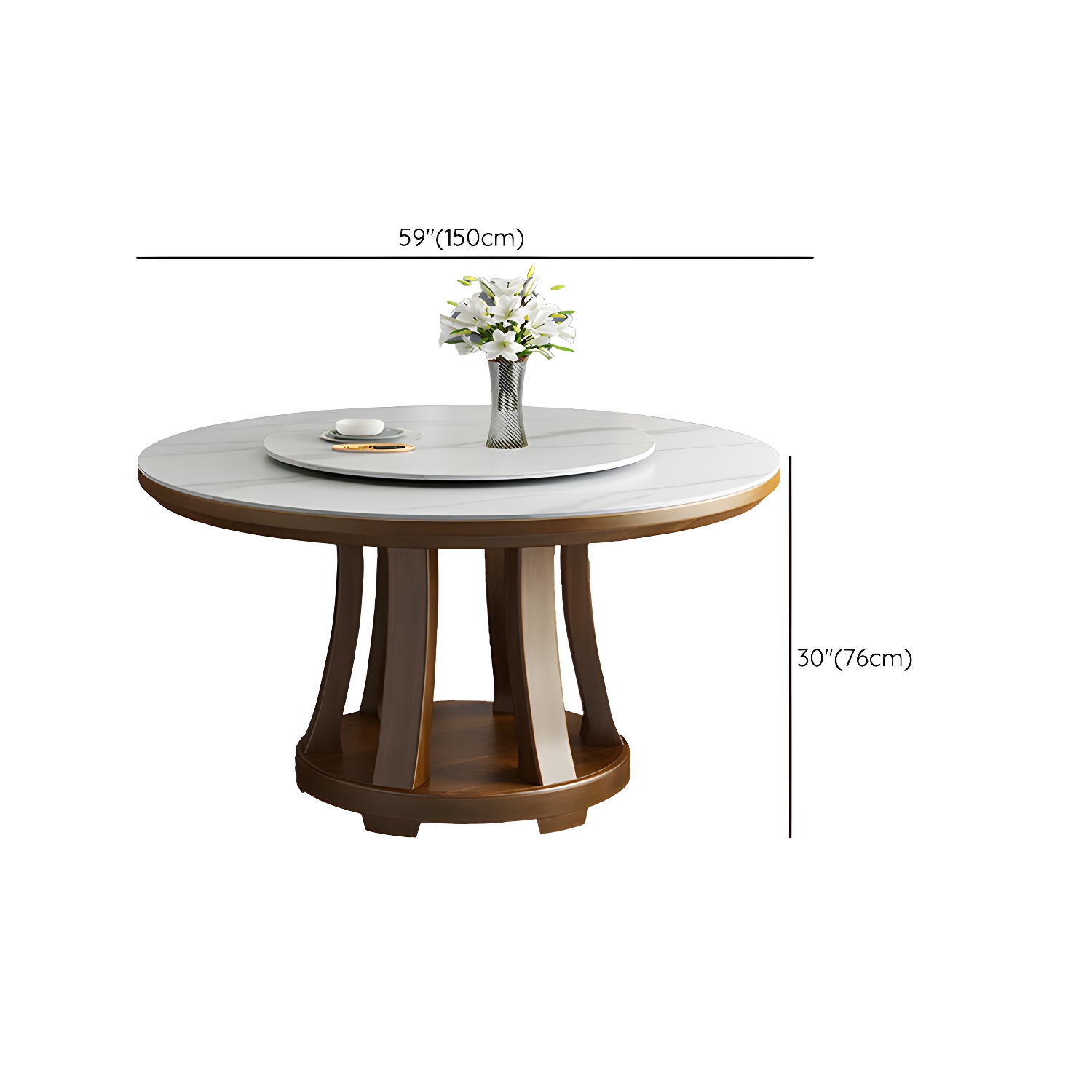 Modern Round Dining Set | Ormau - image 11