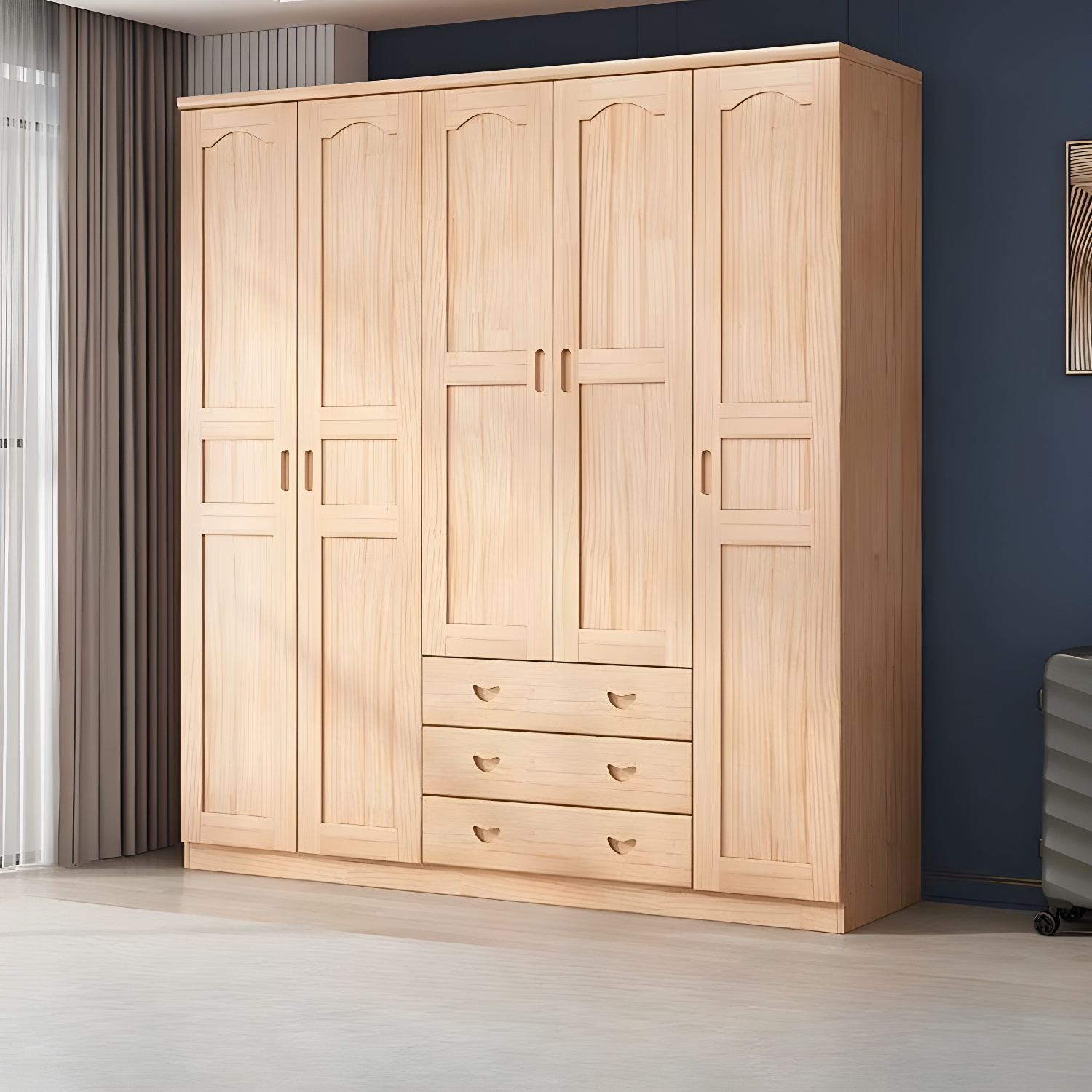 Scandinavian Wood Armoire | Ormau - image 40