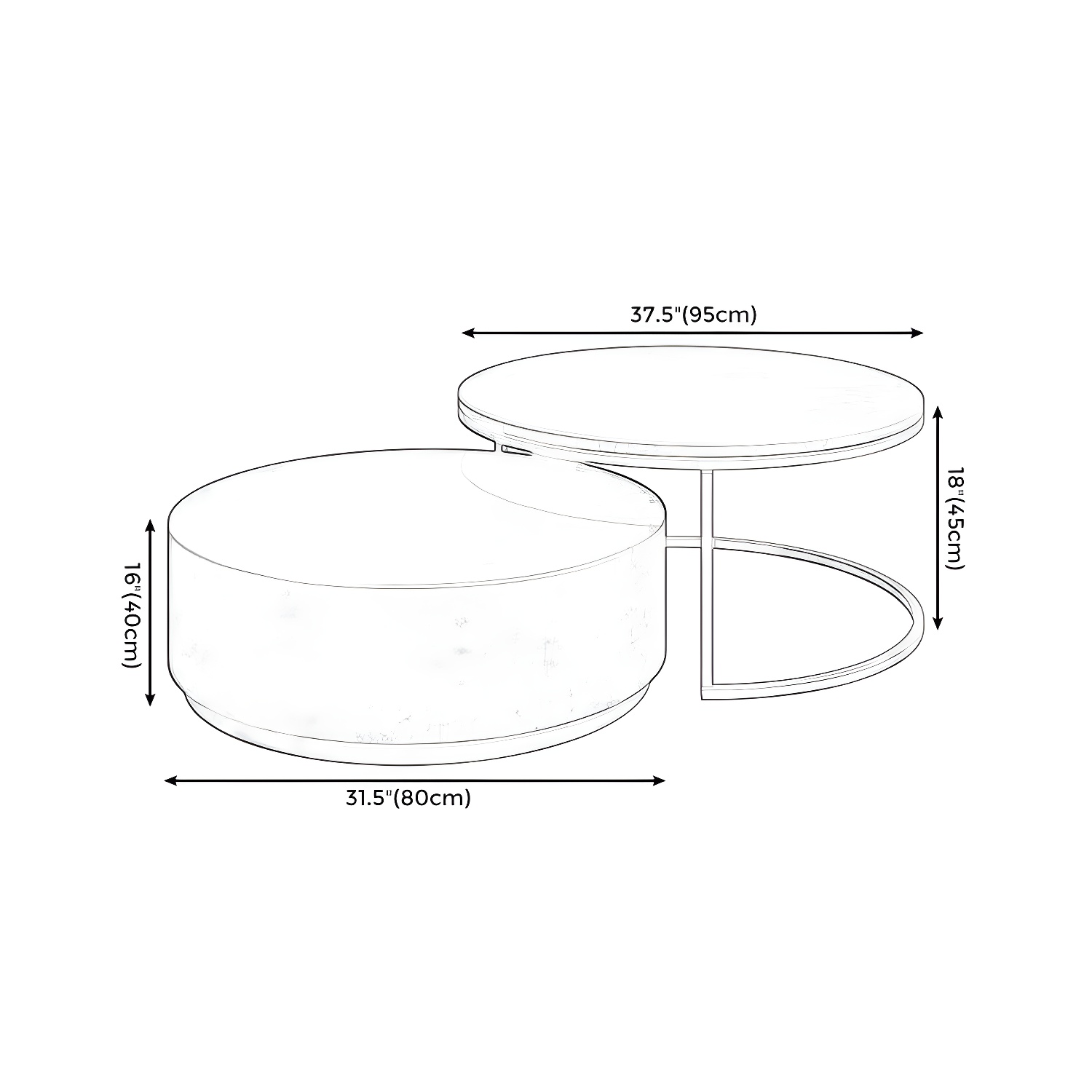 Drum Base Coffee Table | Ormau - image 18