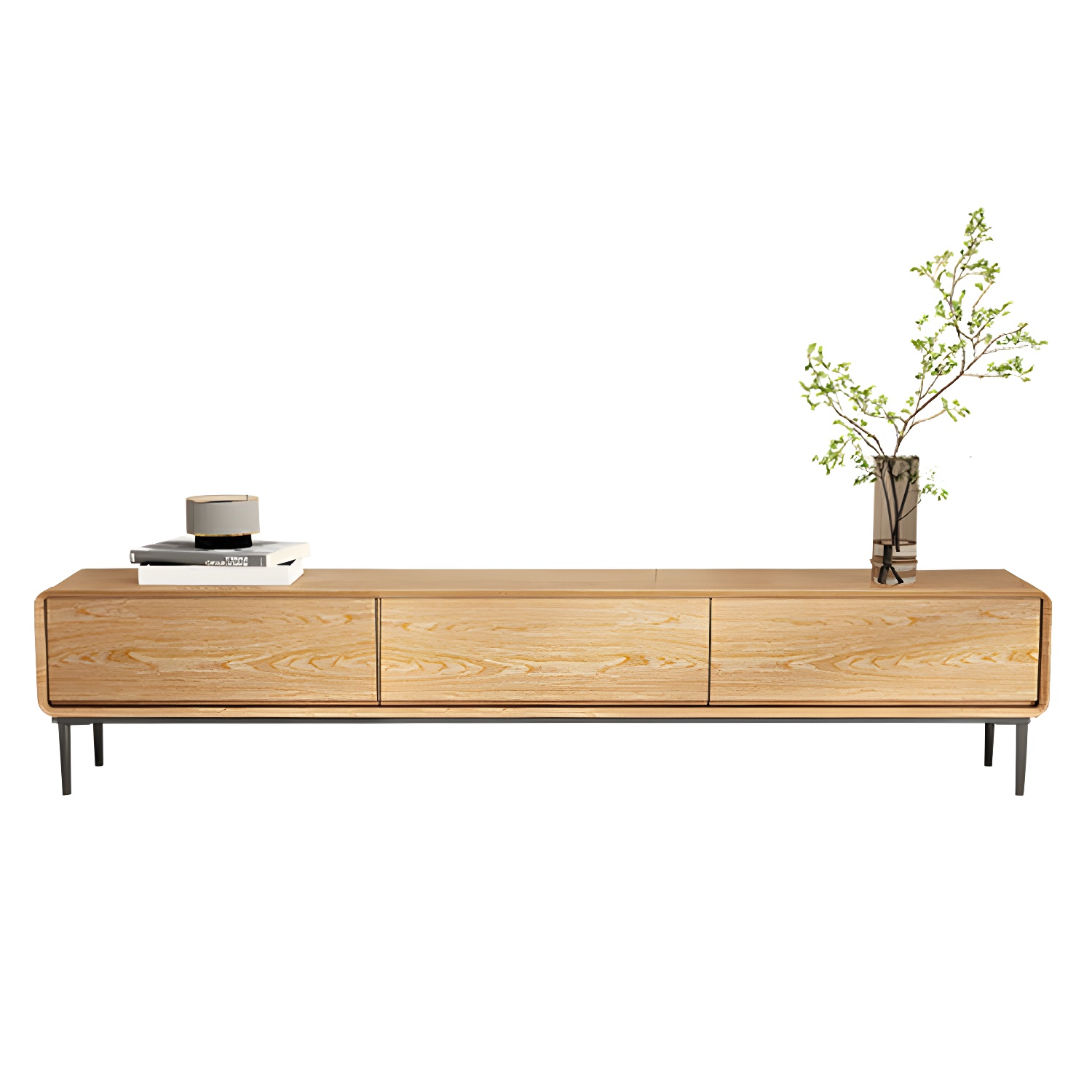 Wood Media Console | Ormau - image 36