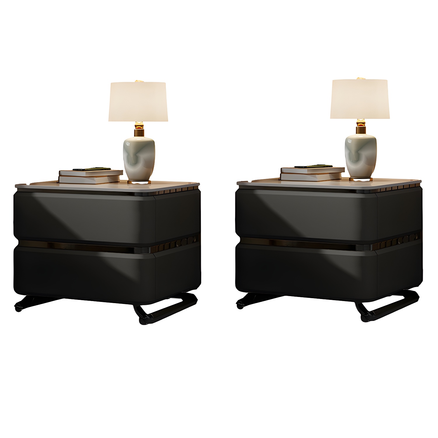 Modern Stone Nightstand | Ormau - image 39