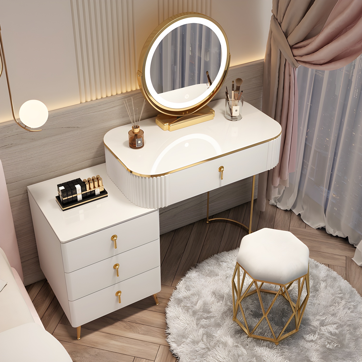 Mirrored Vanity Desk | Ormau - image 38