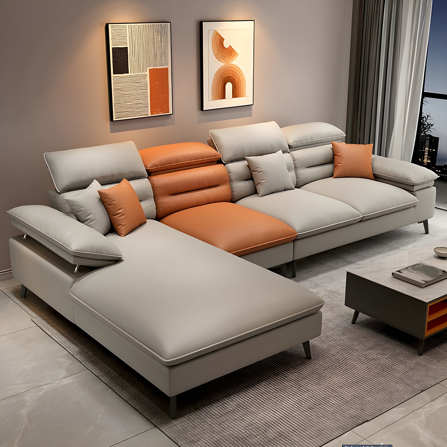 Modern L-Shape Sofa | Ormau - image 2