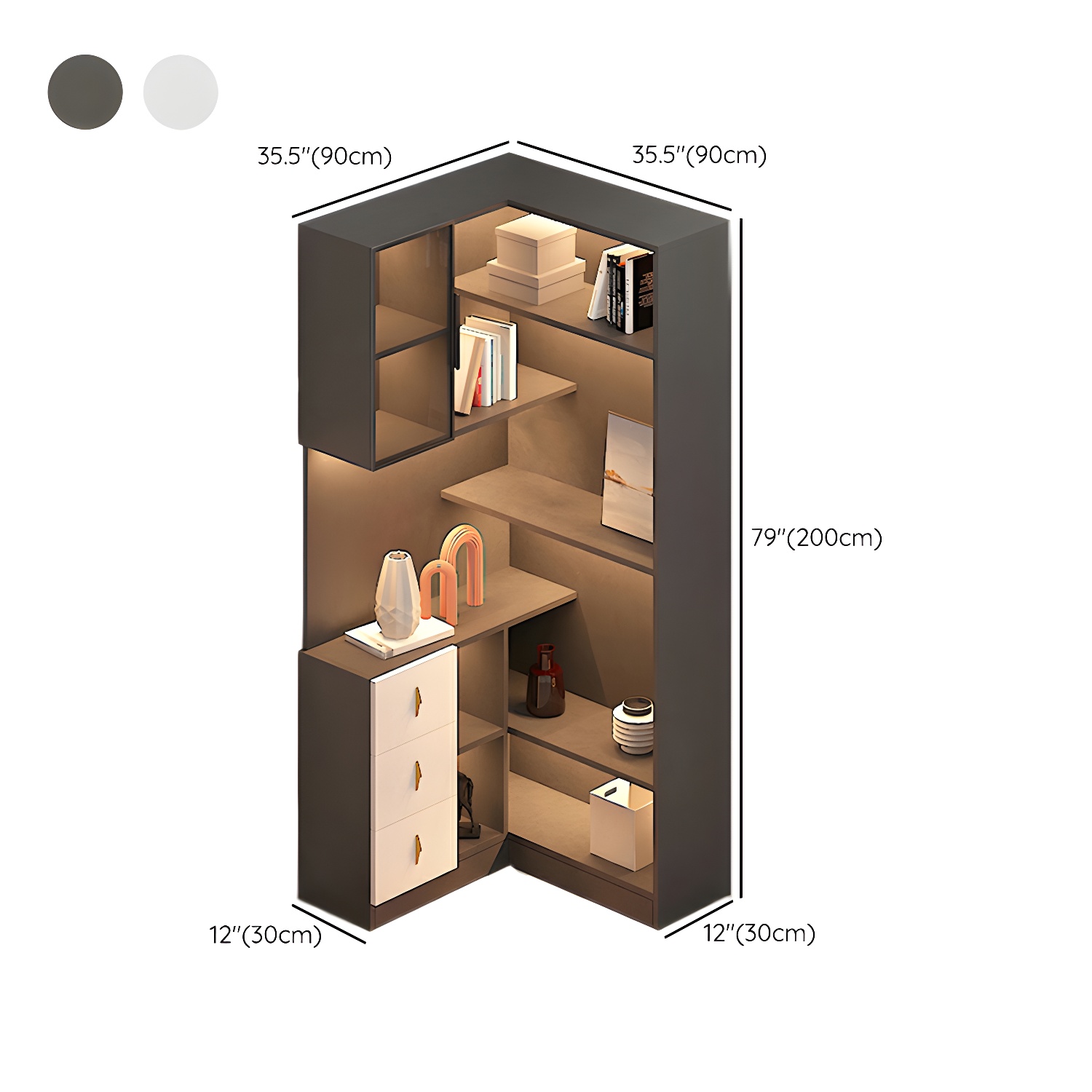Corner Accent Cabinet | Ormau - image 15
