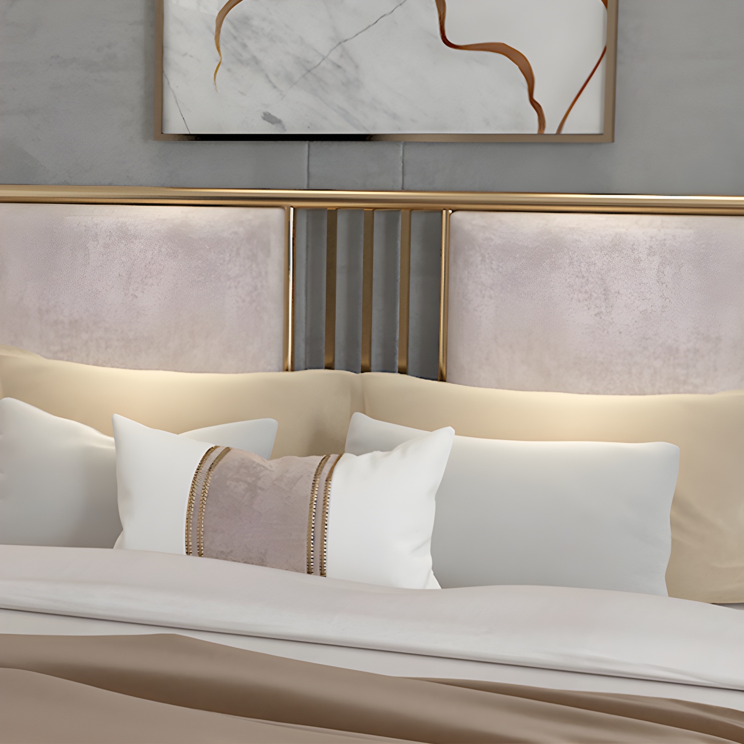Glam Open-Frame Bed | Ormau - image 6