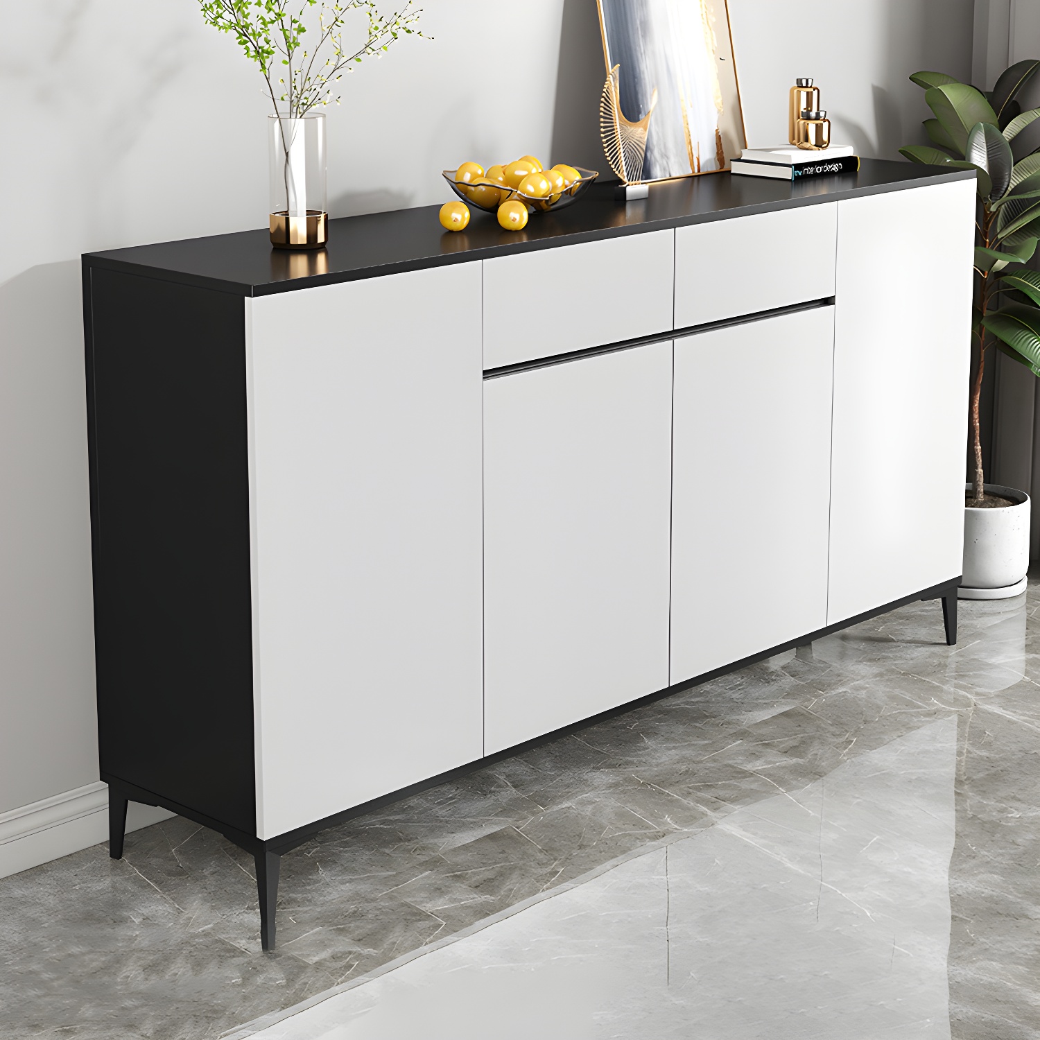 White Wood Buffet Sideboard | Ormau - image 25