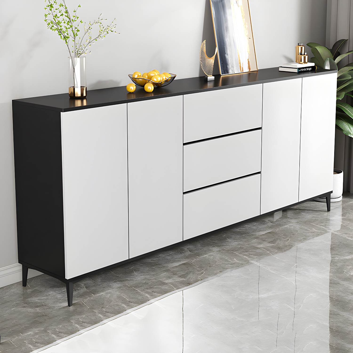 White Wood Buffet Sideboard | Ormau - image 7