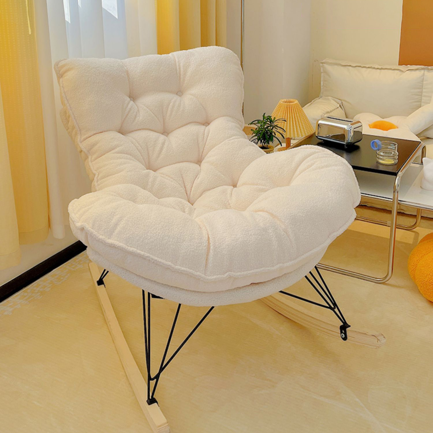 Tufted Rocking Chair | Ormau - image 14
