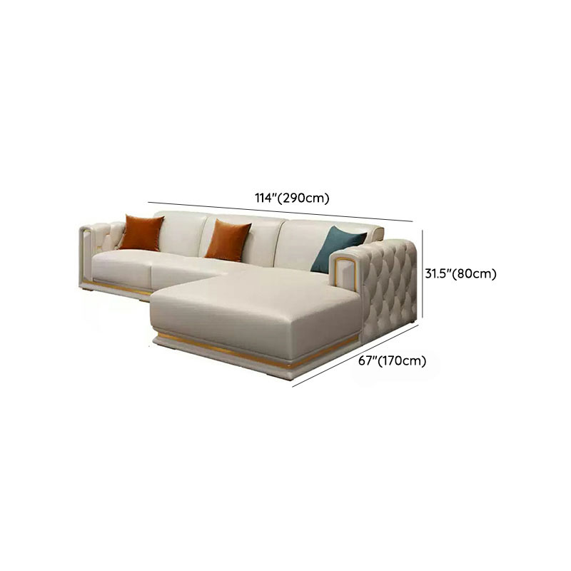 Glam Leather Sectional | Ormau - image 21