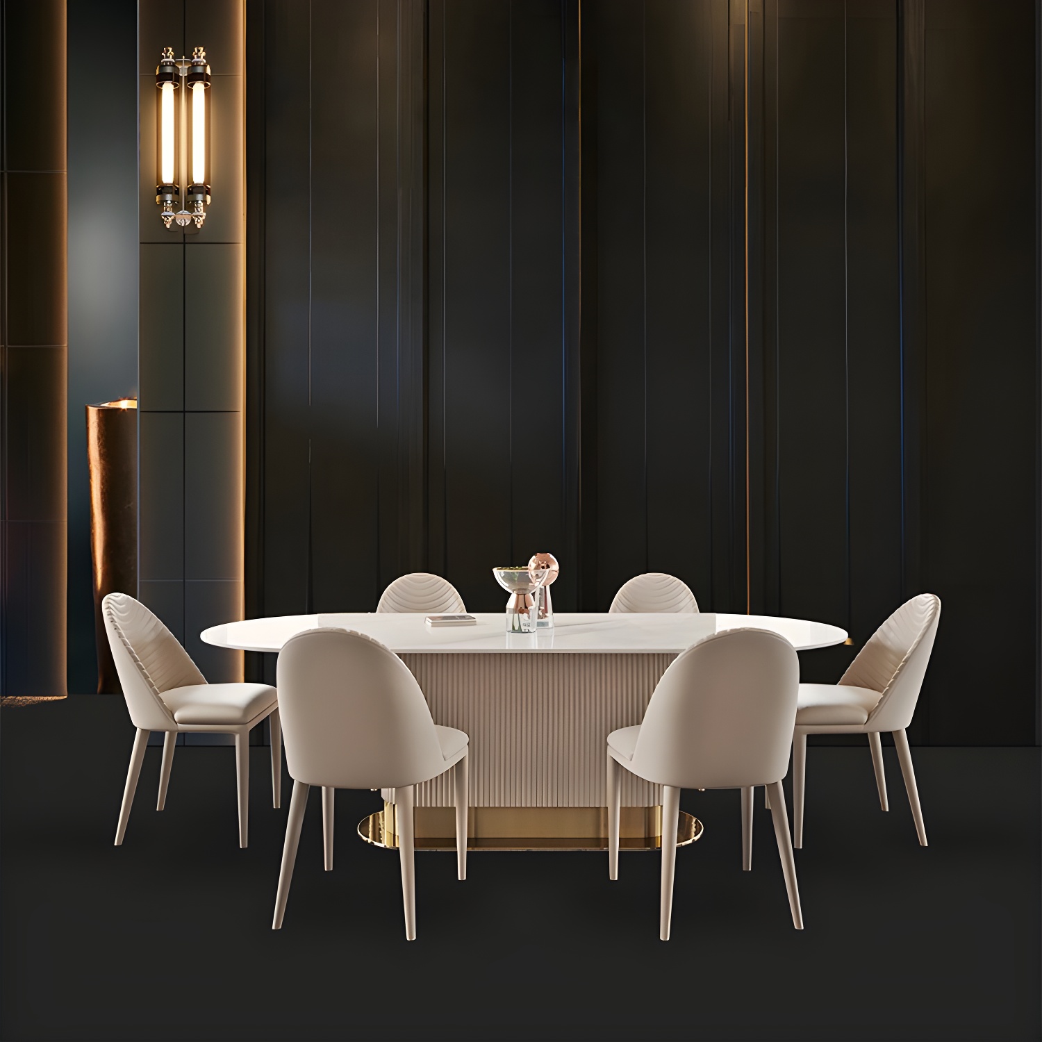 Oval Stone Dining Table | Ormau - image 7