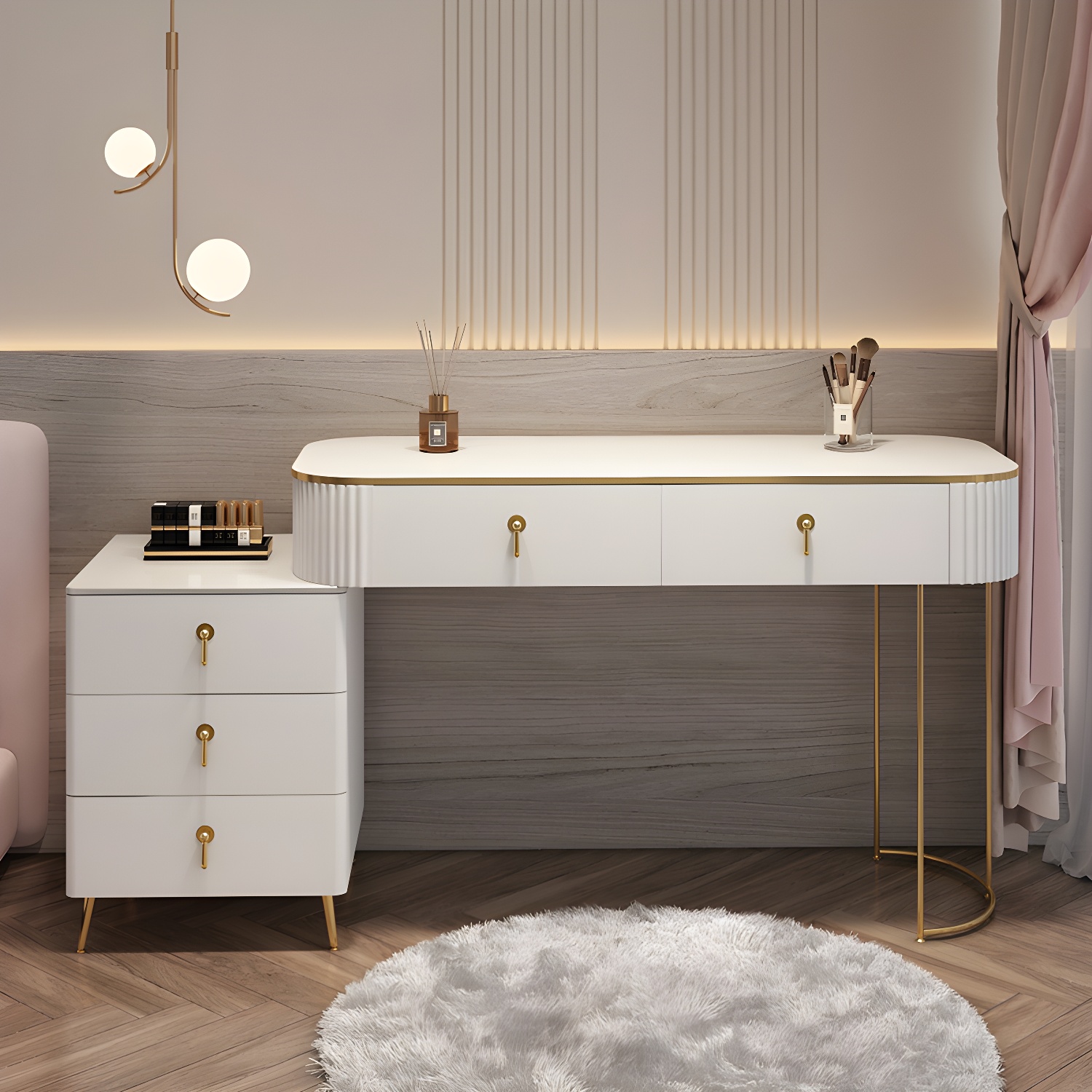 Mirrored Vanity Desk | Ormau - image 25