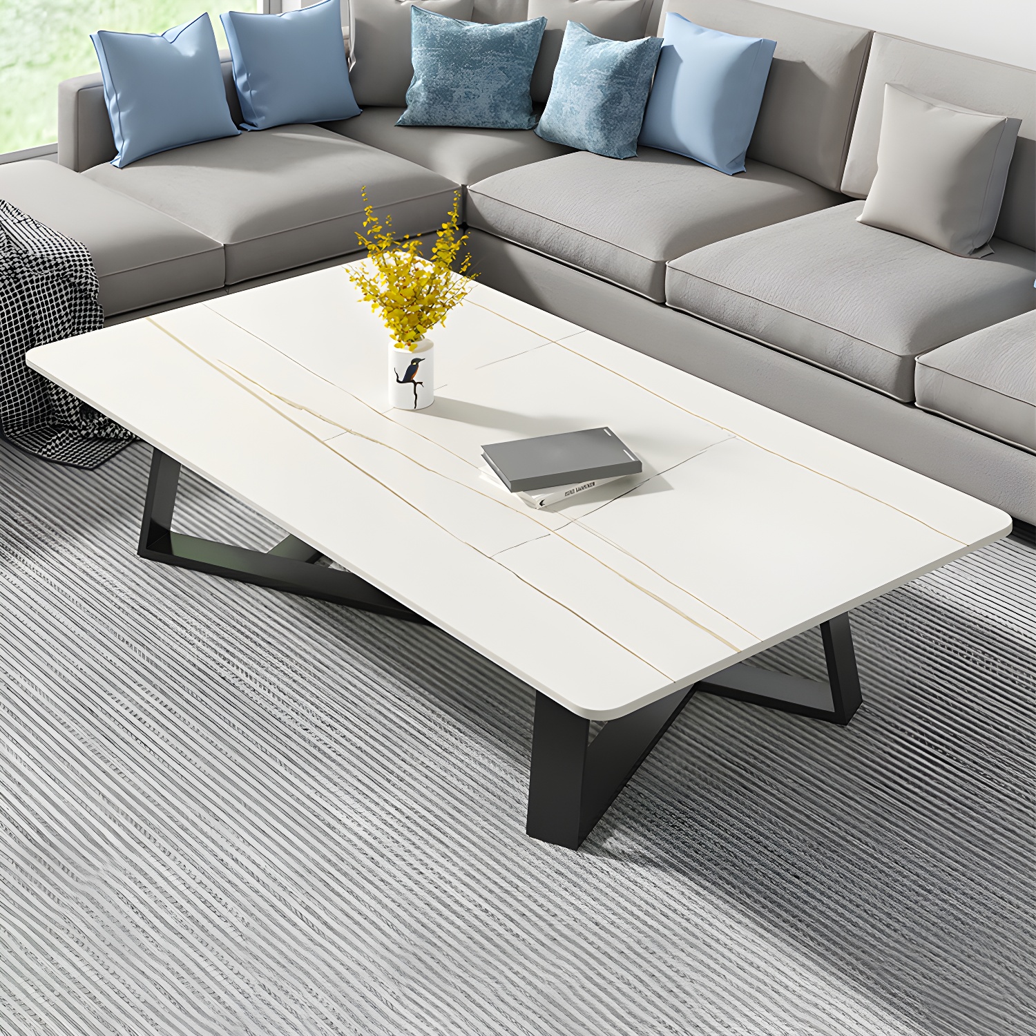Stone & Steel Coffee Table | Ormau - image 19