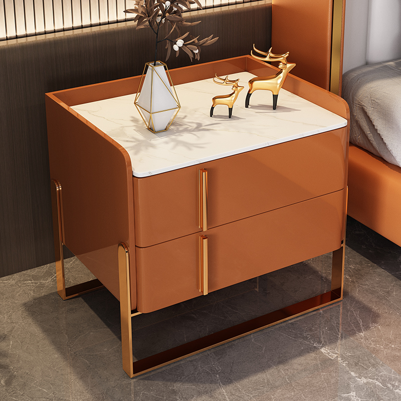 Drawer Nightstand with Stone Top | Ormau - image 11