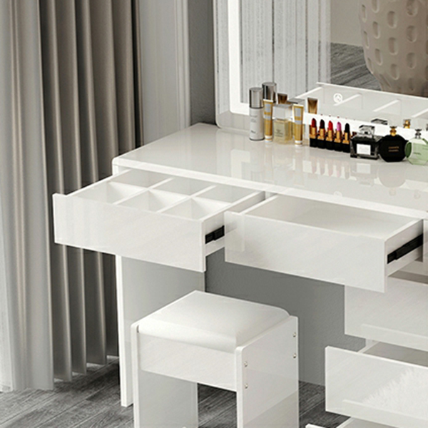 Modern Makeup Vanity & Stool Set | Ormau - image 11