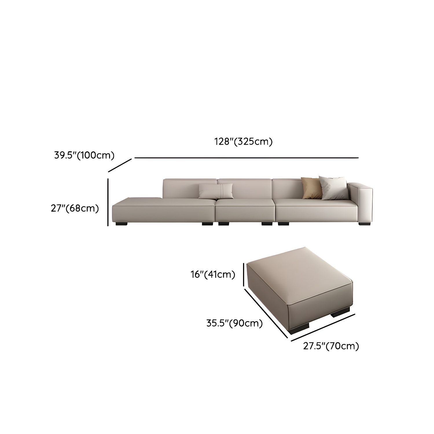 Modern Sofa Chaise | Ormau - image 22