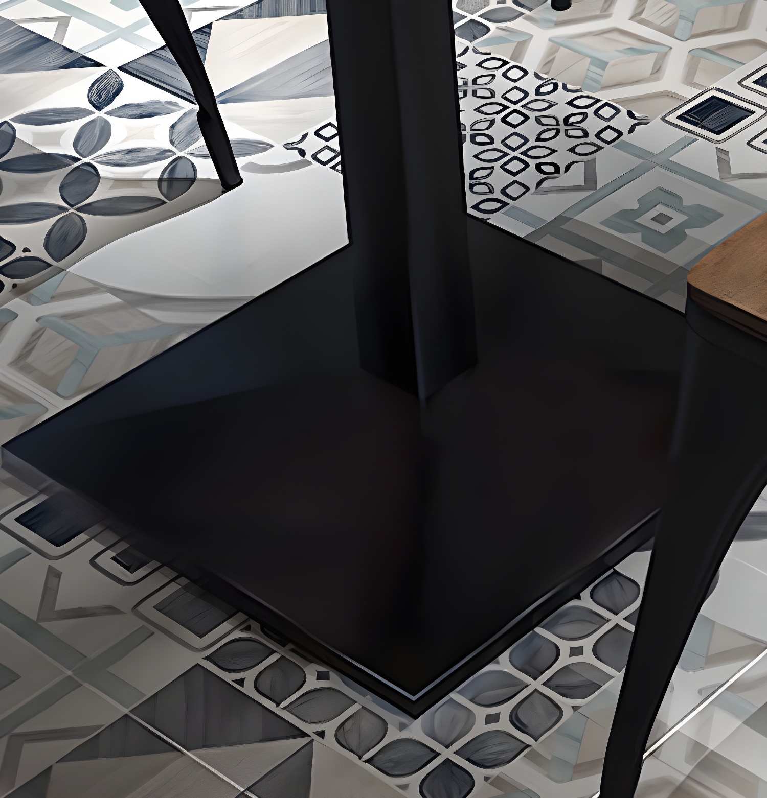 Industrial Pedestal Dining Table | Ormau - image 7
