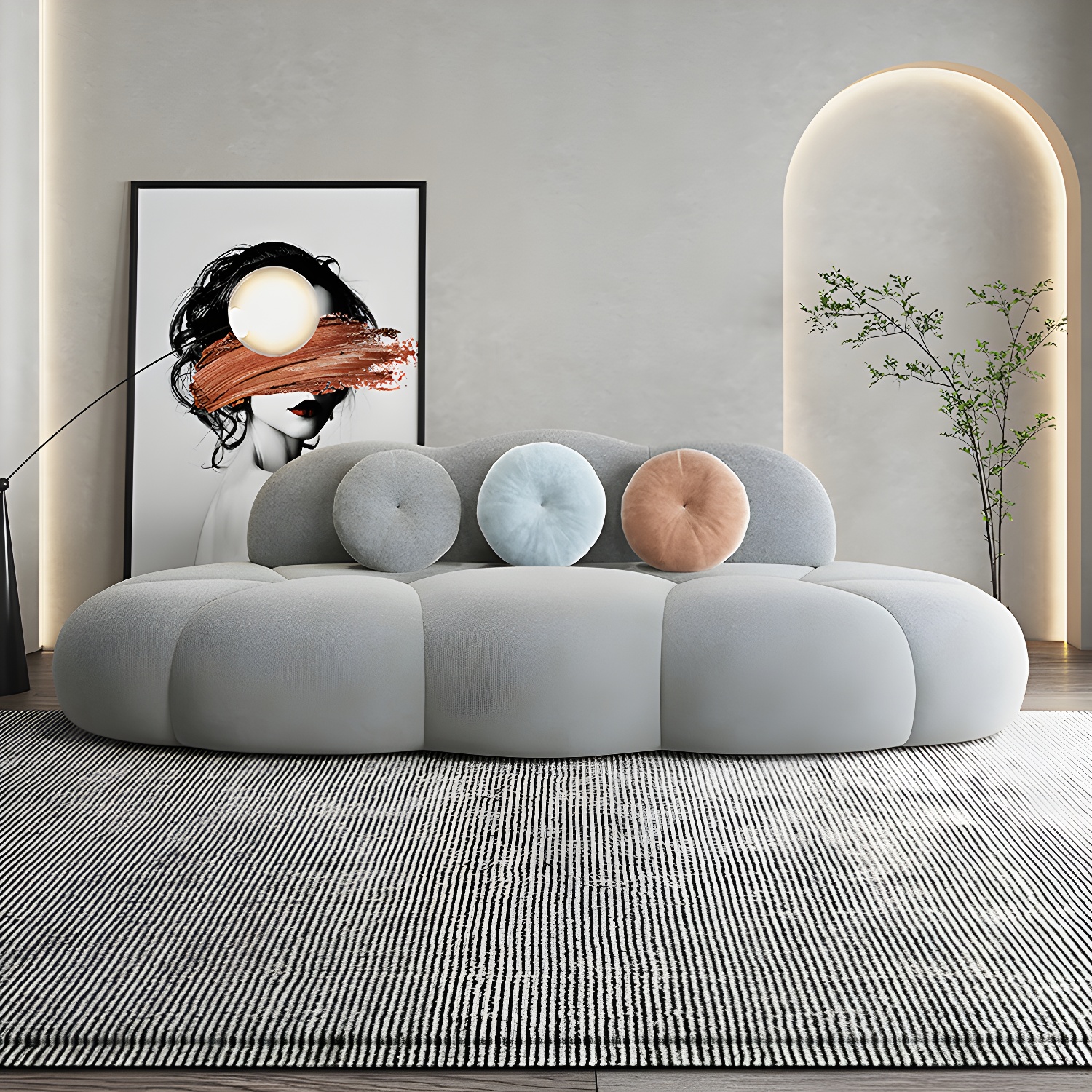 Stationary Armless Sofa | Ormau - image 8