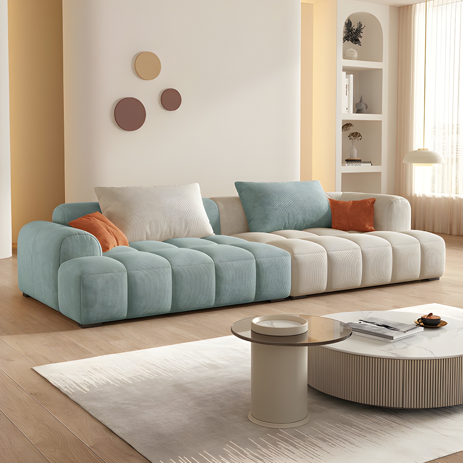Corduroy Modern Sofa | Ormau - image 13