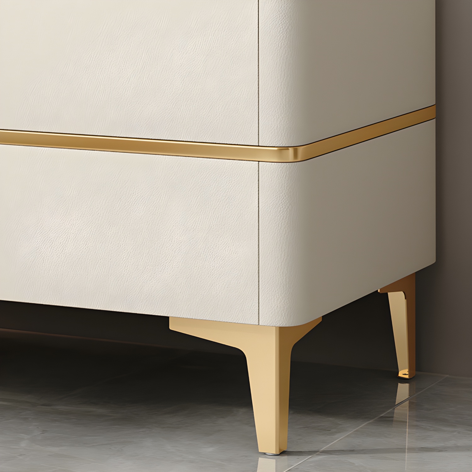 Glam Sintered Stone Nightstand | Ormau - image 14
