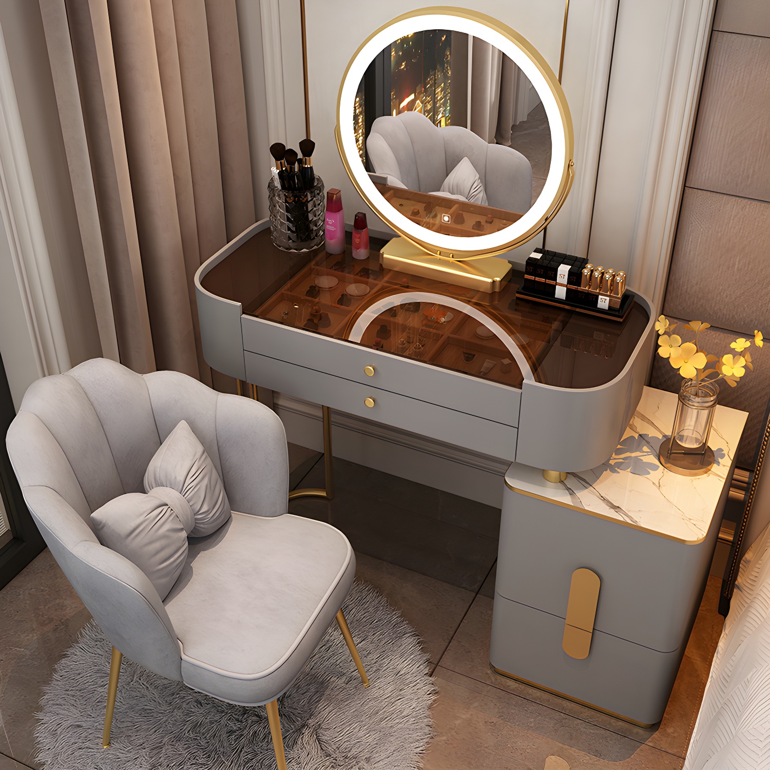 Glass Top Vanity | Ormau - image 32