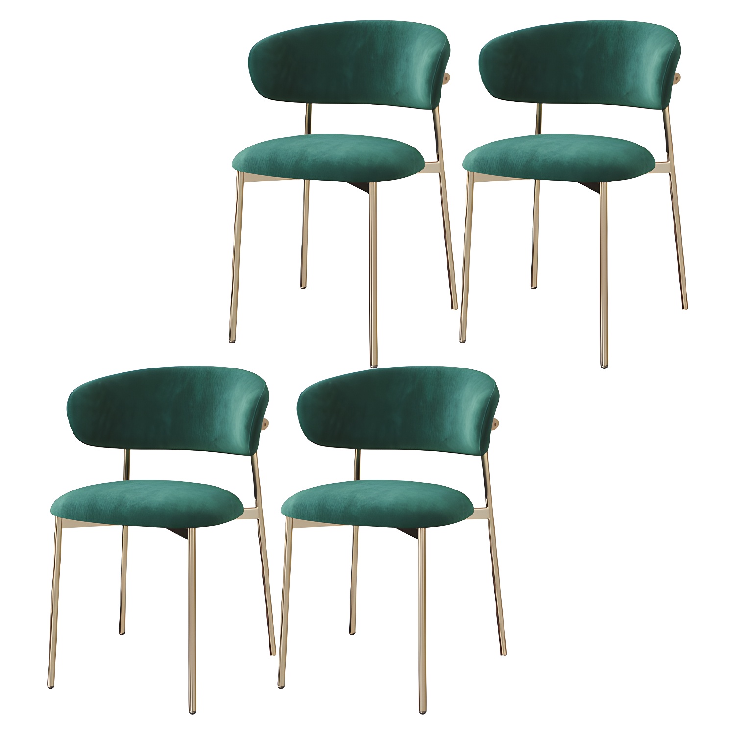 Upholstered Dining Chair Set | Ormau - image 2